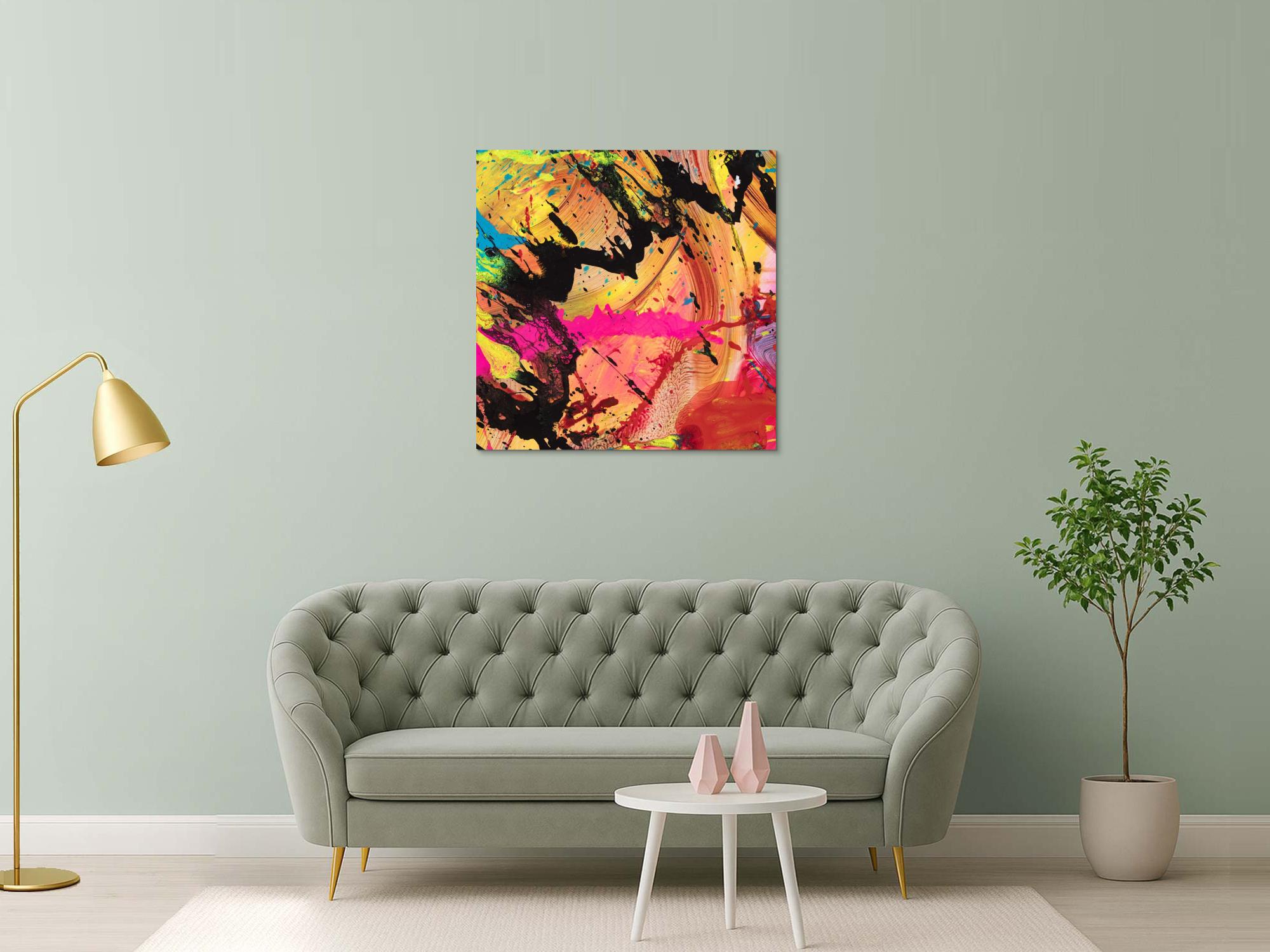 Abstraktes Bild auf Leinwand