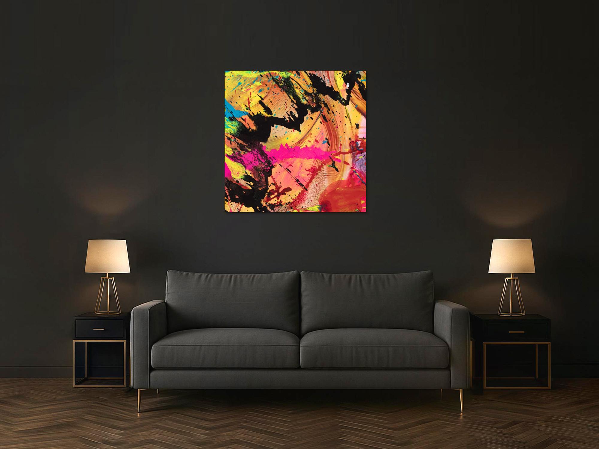 Abstraktes Bild auf Leinwand