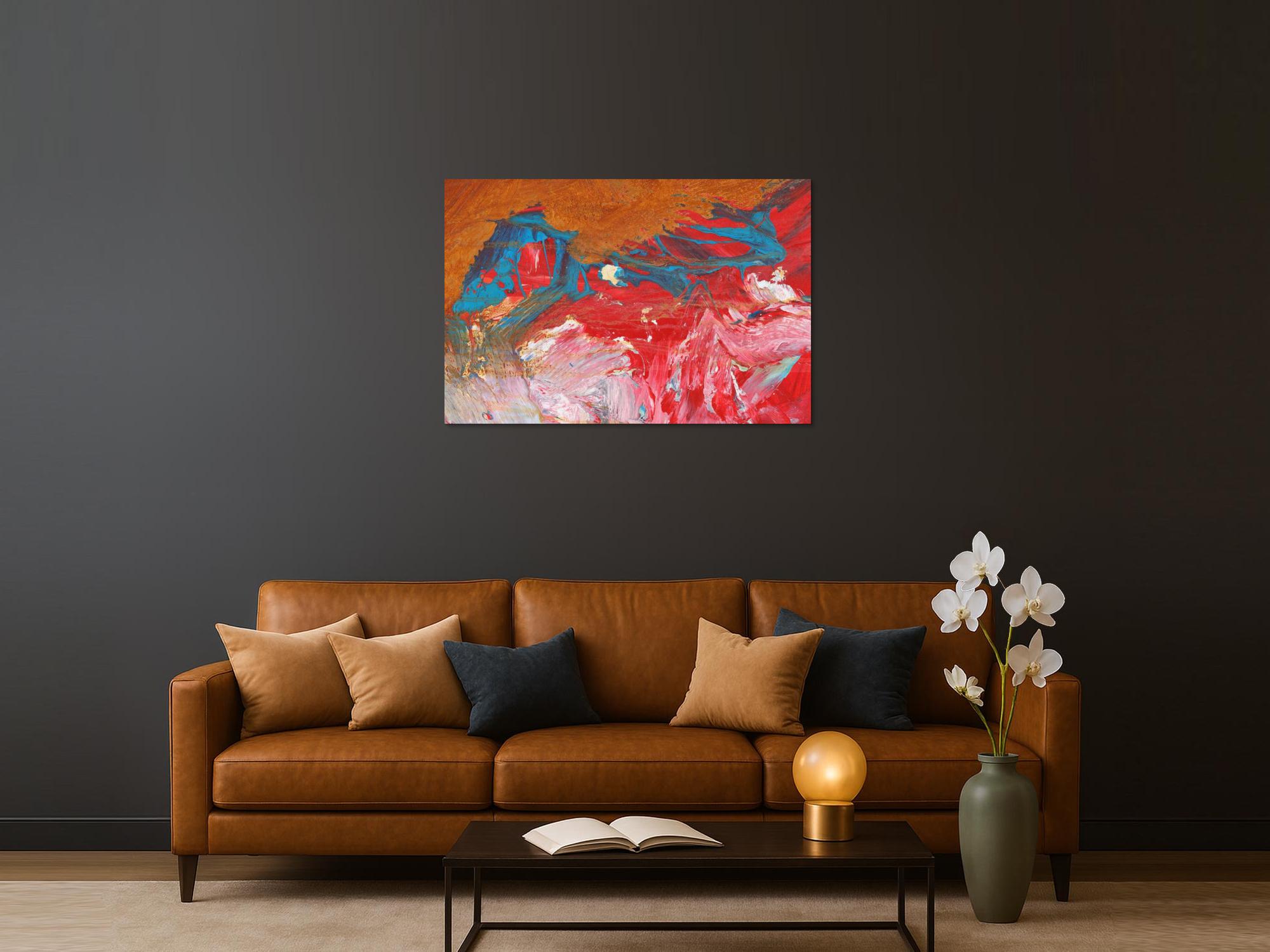 Abstraktes Bild auf Leinwand