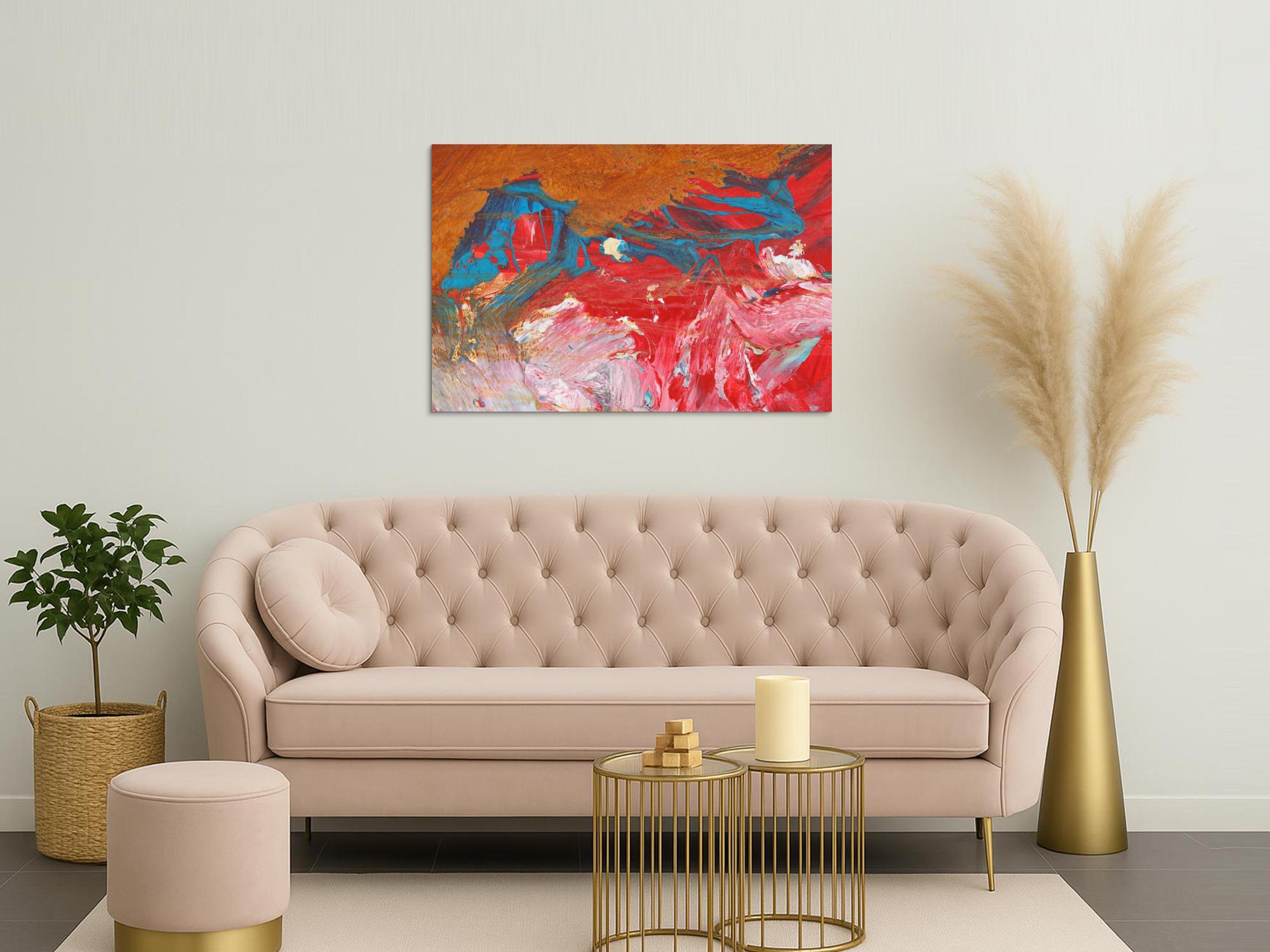 Abstraktes Bild auf Leinwand