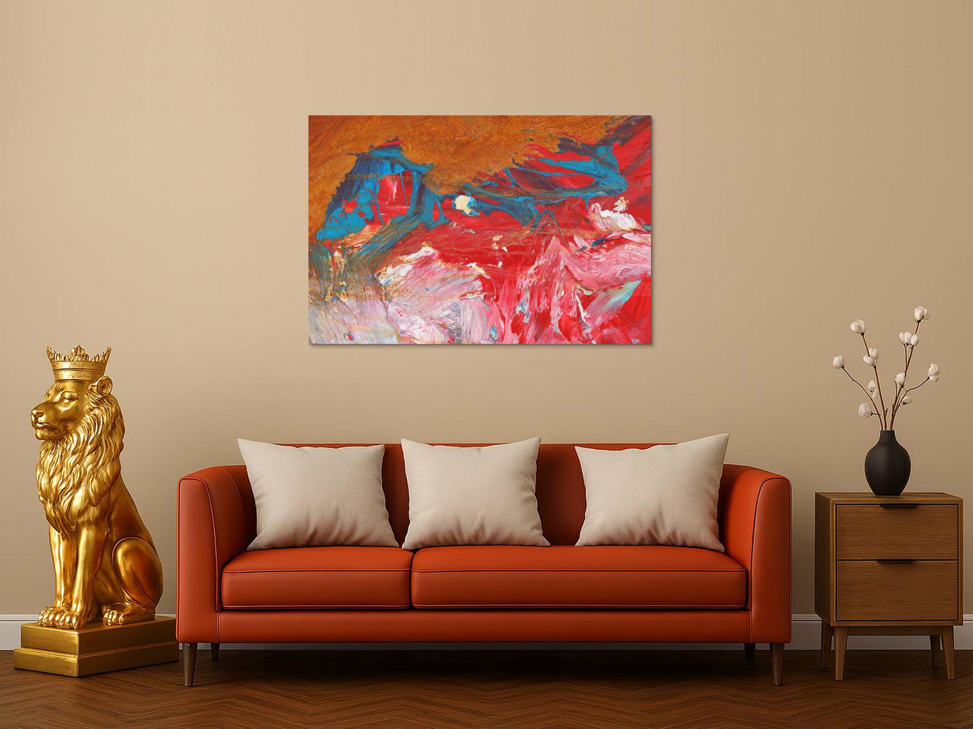 Abstraktes Bild auf Leinwand