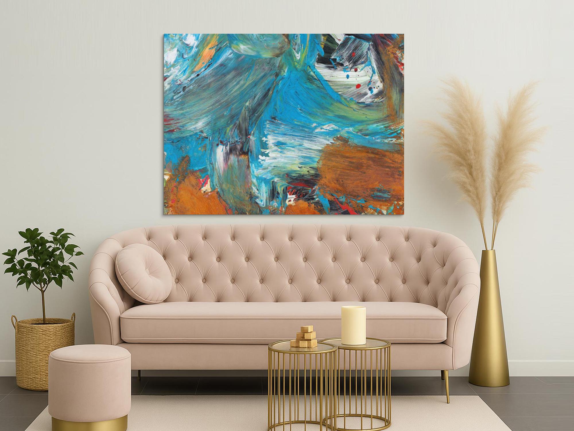 Abstraktes Bild auf Leinwand