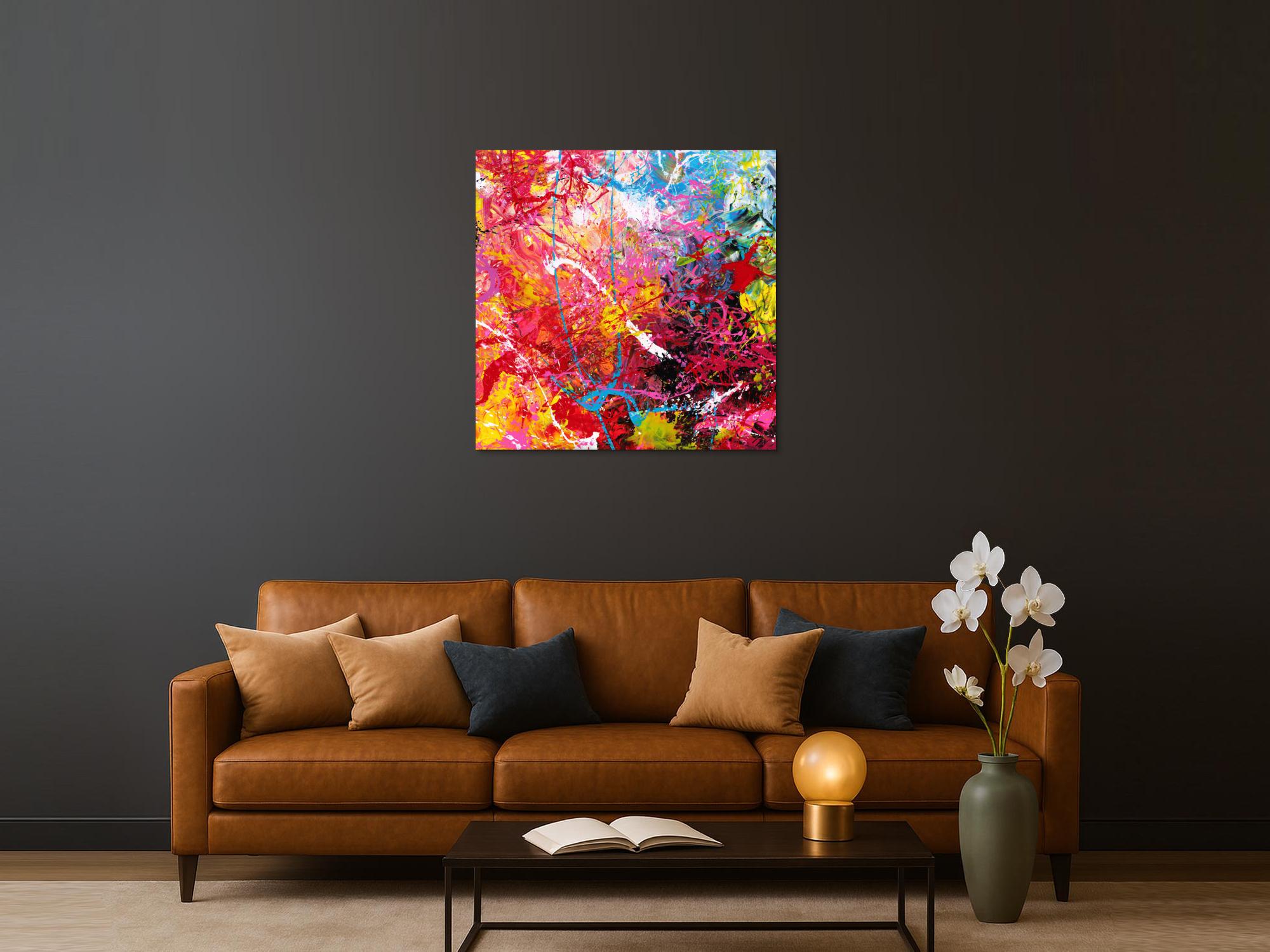 Abstraktes Bild auf Leinwand