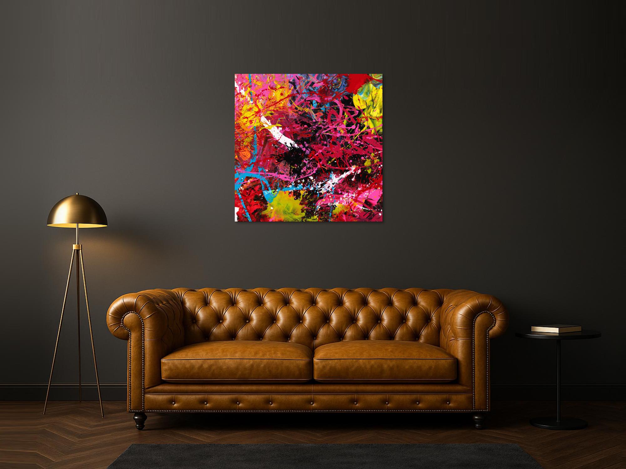 Abstraktes Bild auf Leinwand