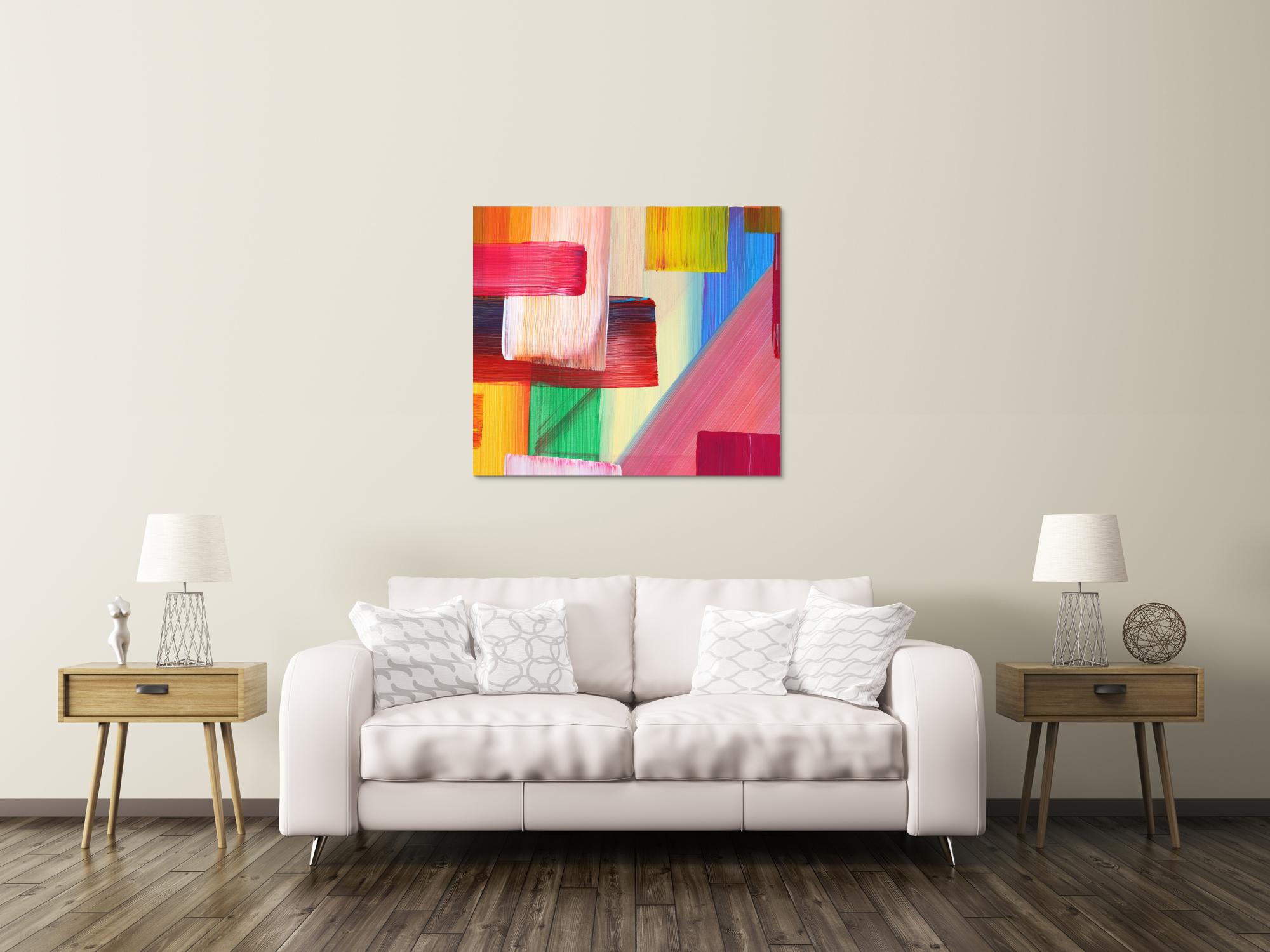 Abstraktes Bild auf Leinwand