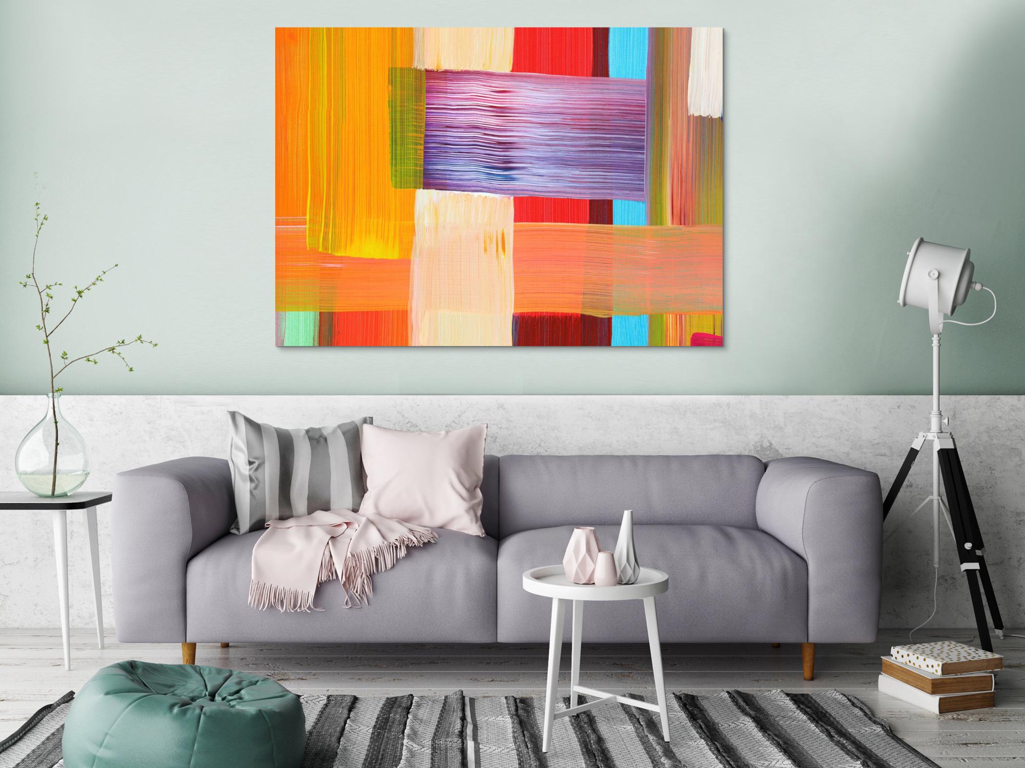 Abstraktes Bild auf Leinwand