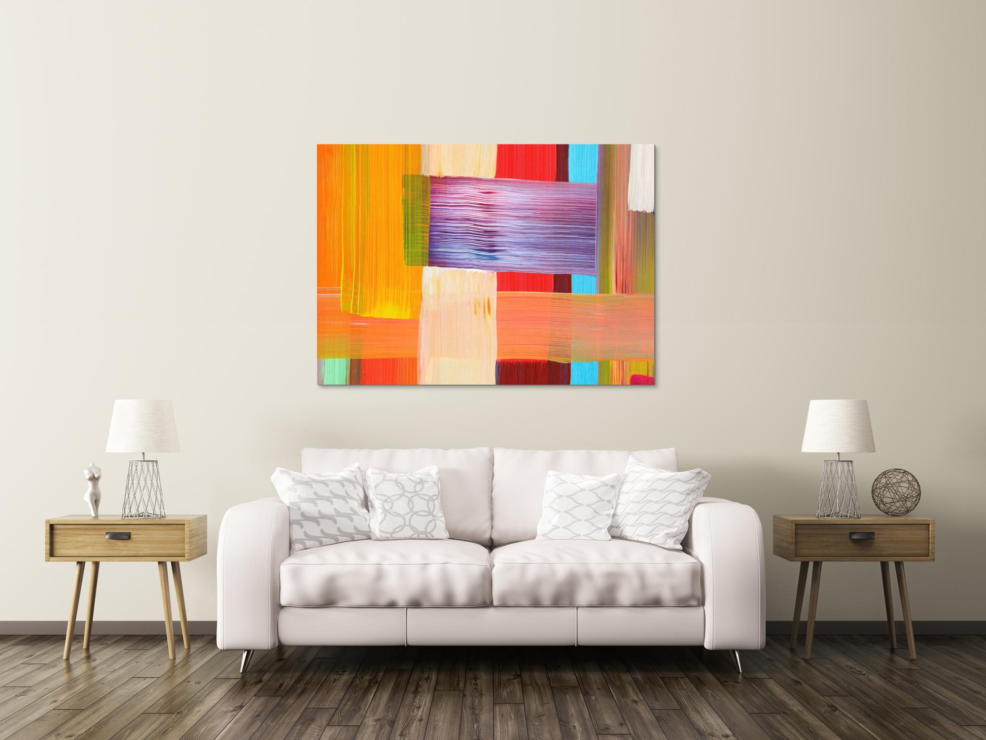 Abstraktes Bild auf Leinwand