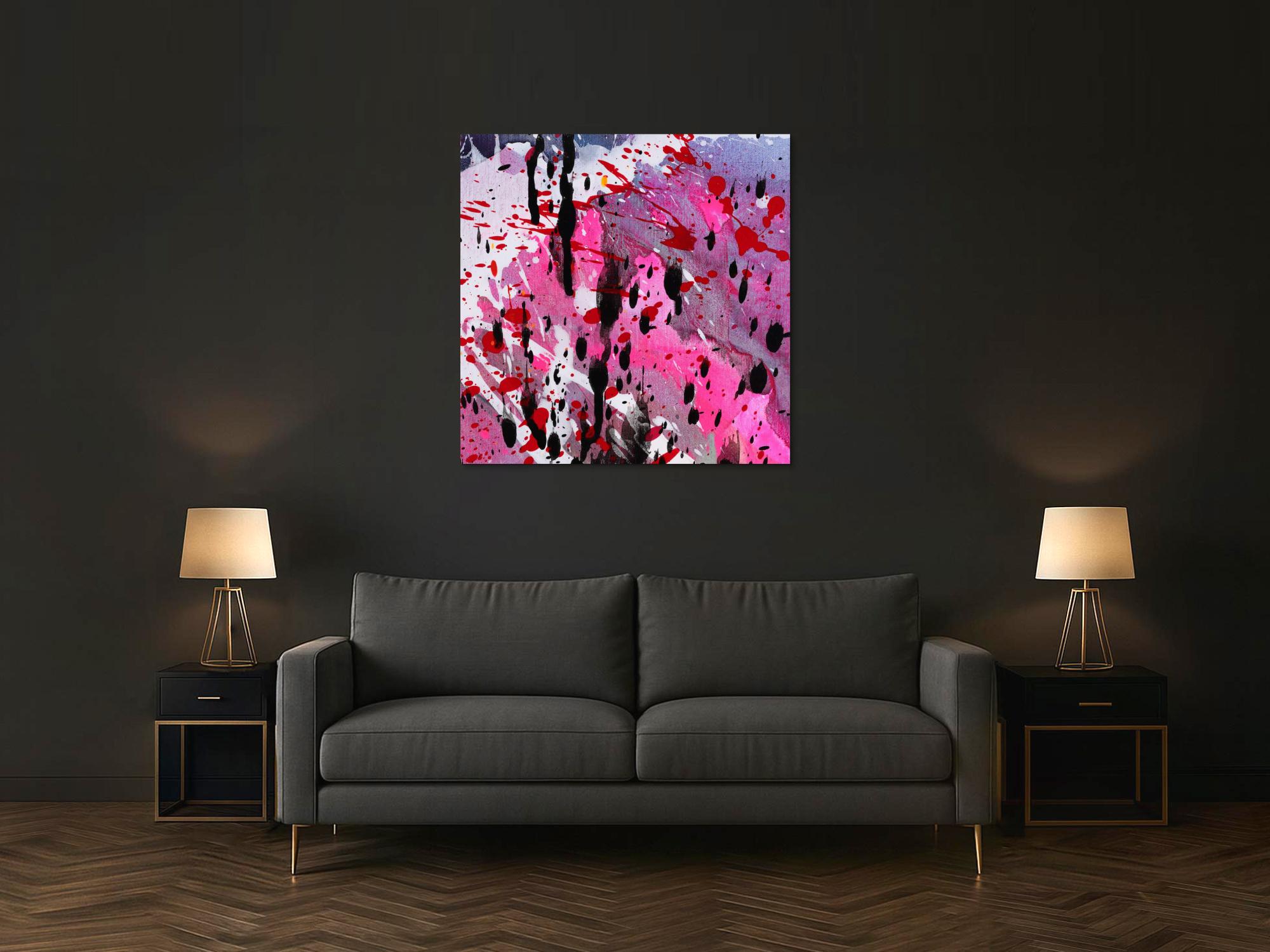 Abstraktes Bild auf Leinwand