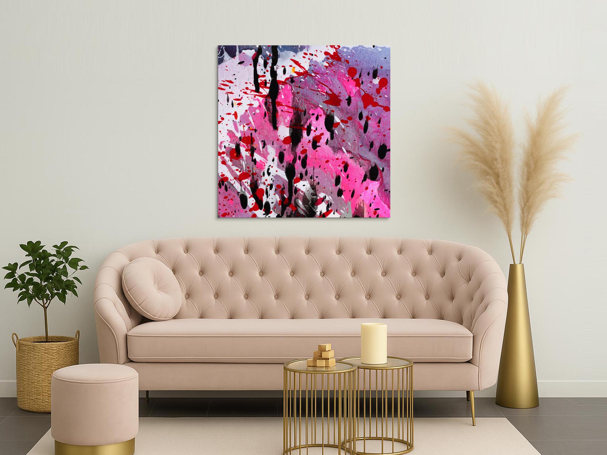 Abstraktes Bild auf Leinwand