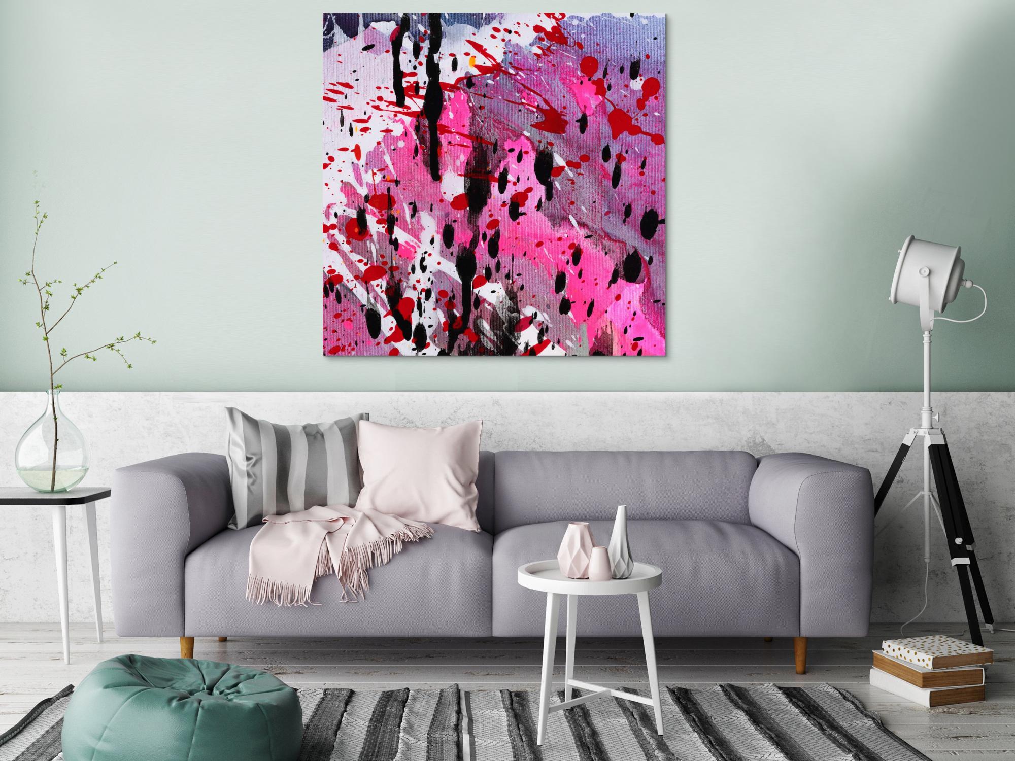 Abstraktes Bild auf Leinwand