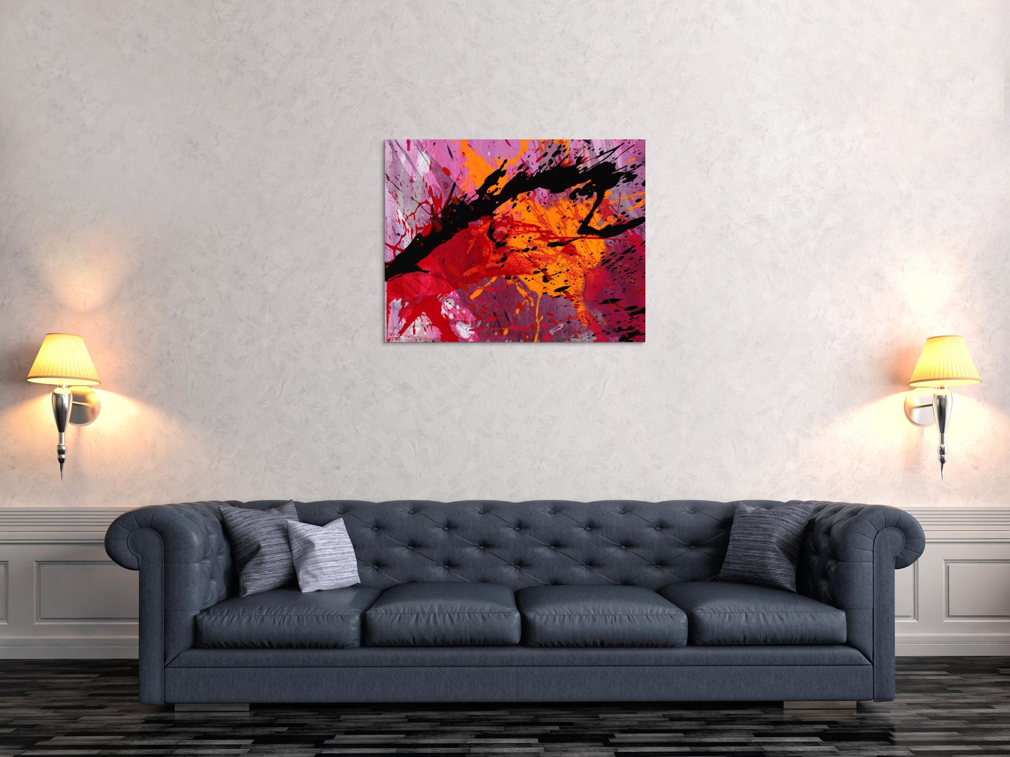 Abstraktes Bild auf Leinwand