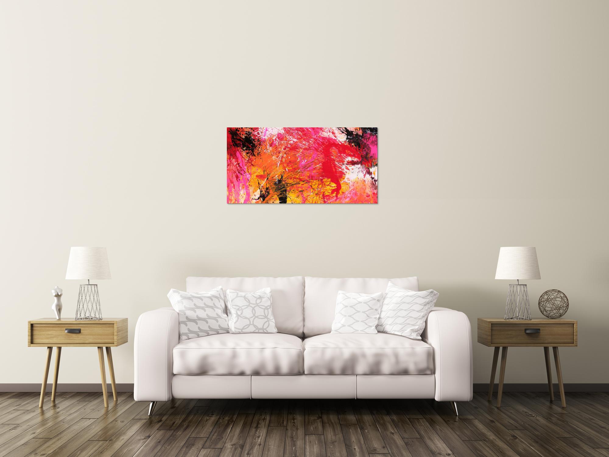Abstraktes Bild auf Leinwand