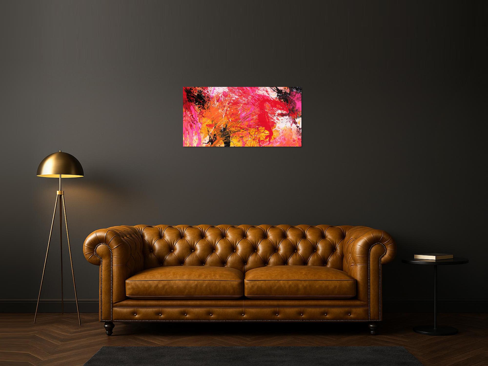 Abstraktes Bild auf Leinwand