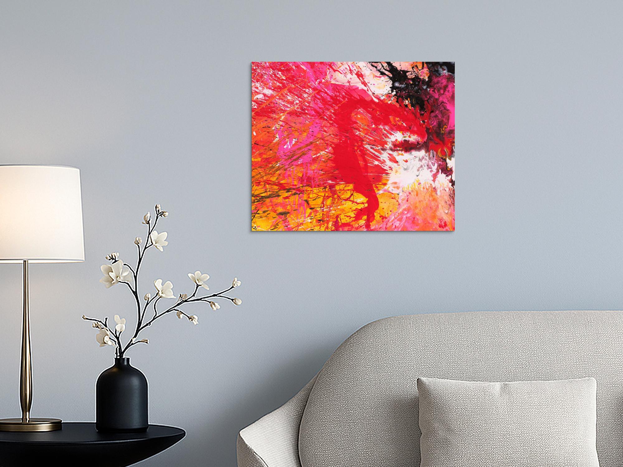 Abstraktes Bild auf Leinwand