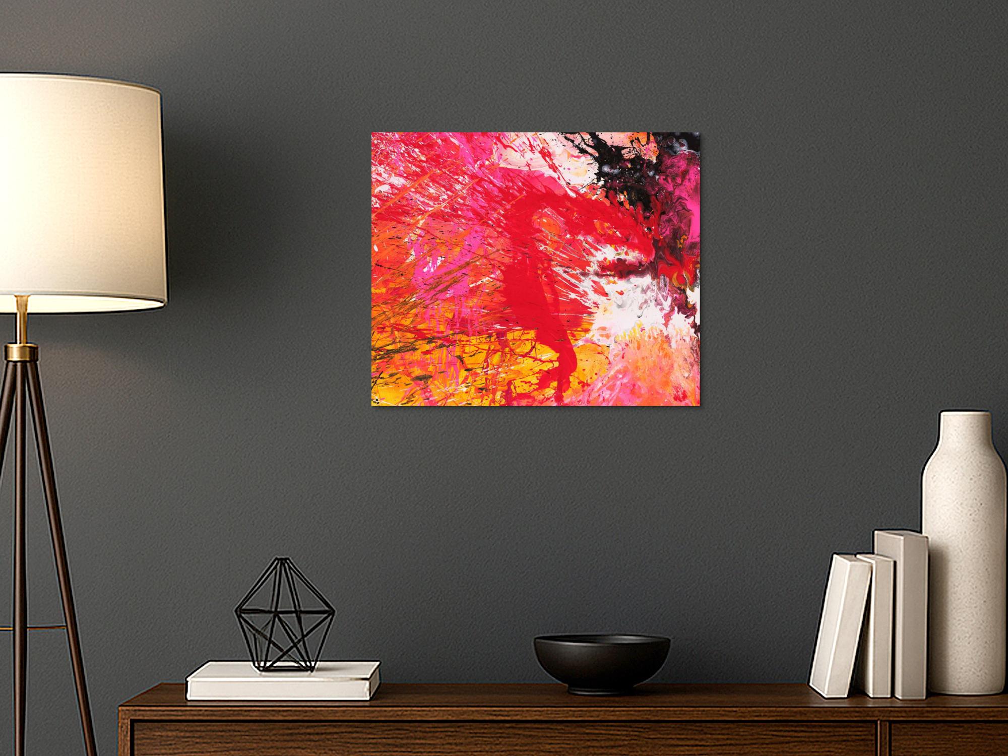 Abstraktes Bild auf Leinwand