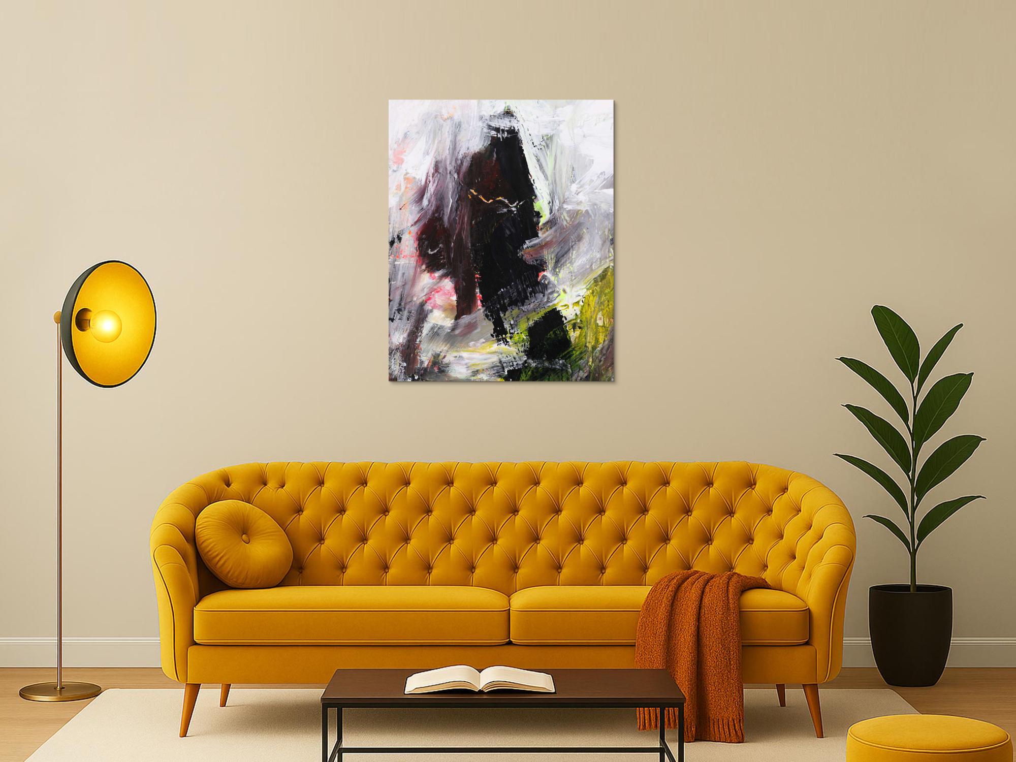 Abstraktes Bild auf Leinwand