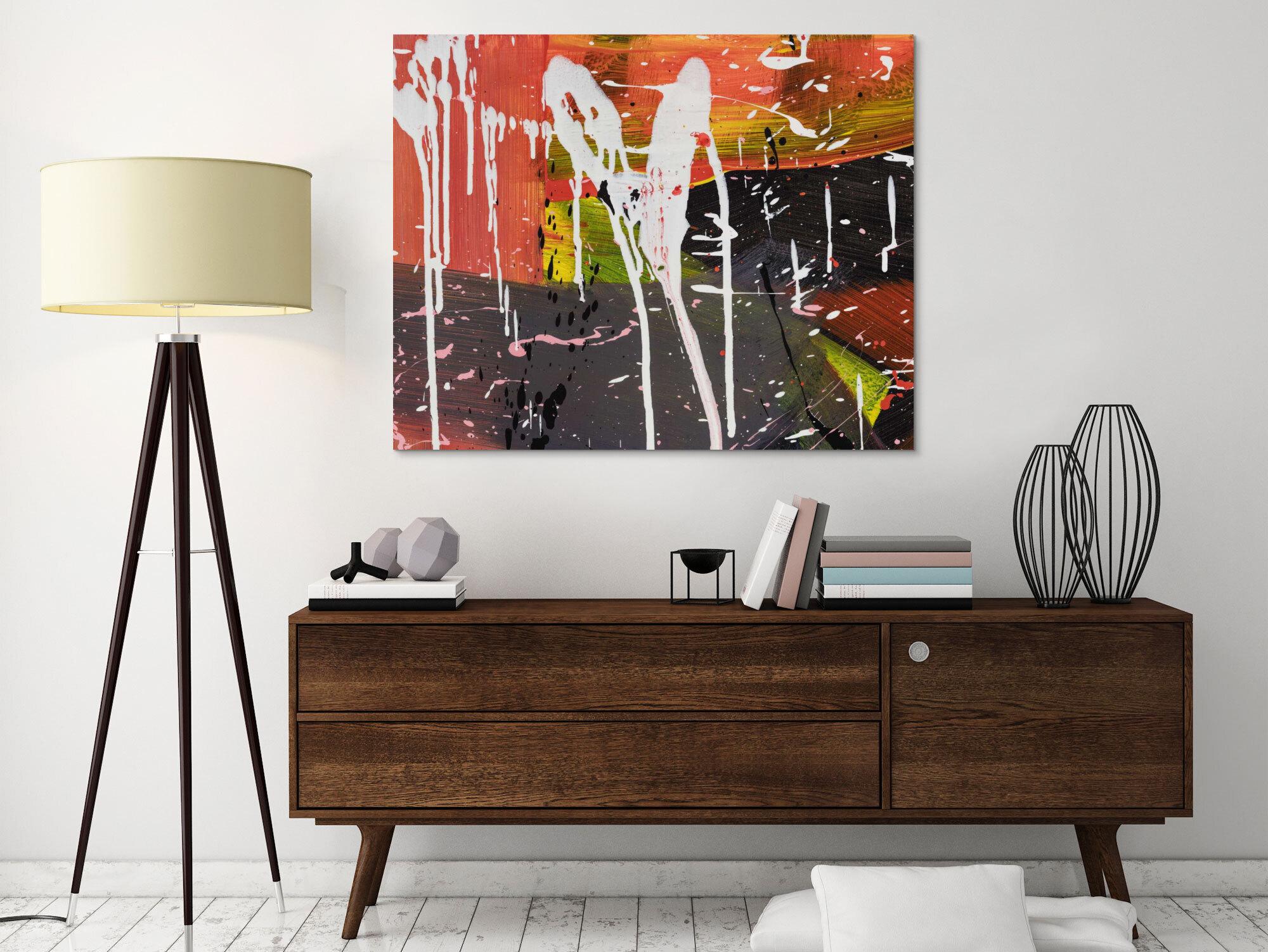 Abstraktes Bild auf Leinwand