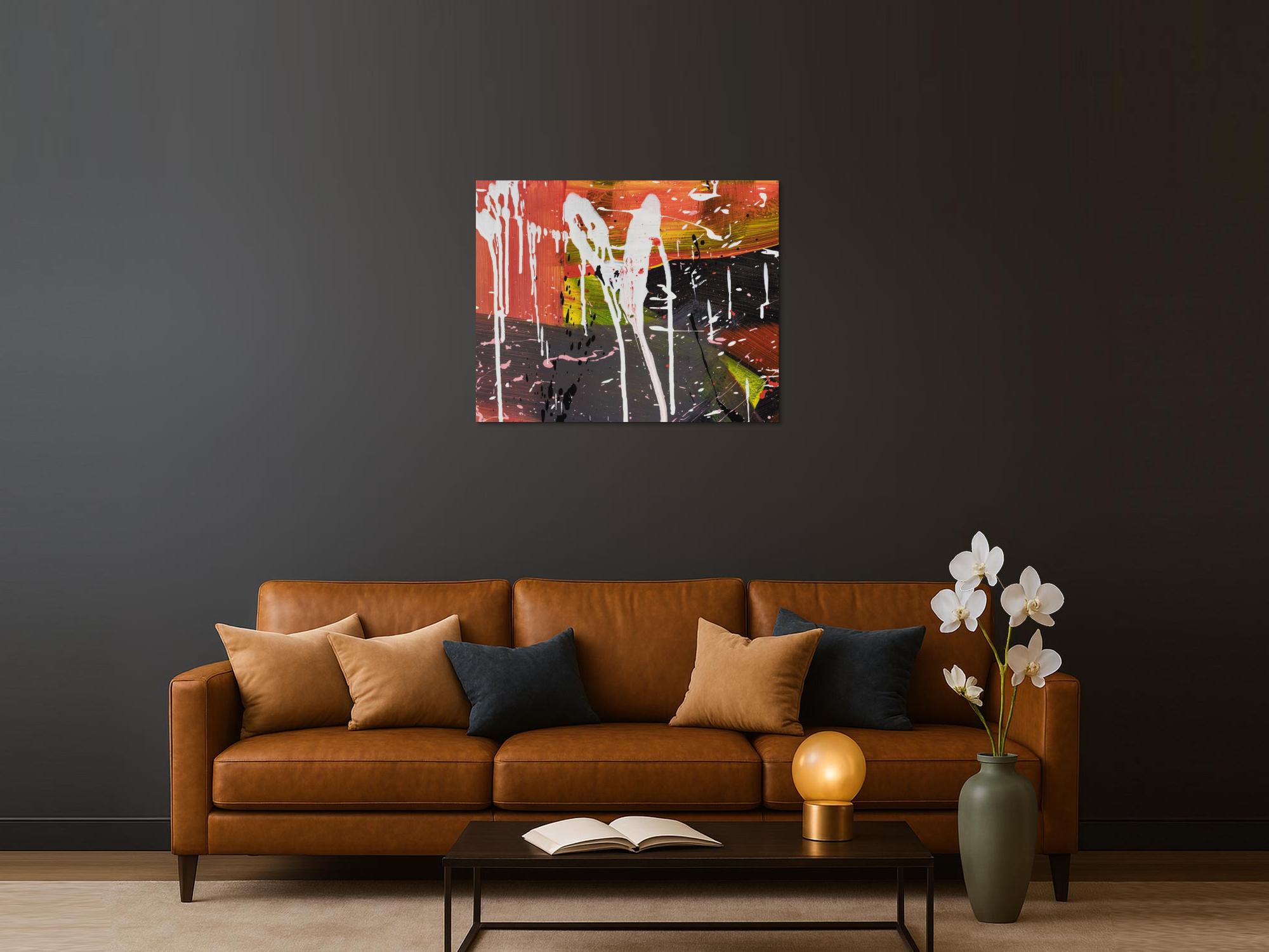 Abstraktes Bild auf Leinwand