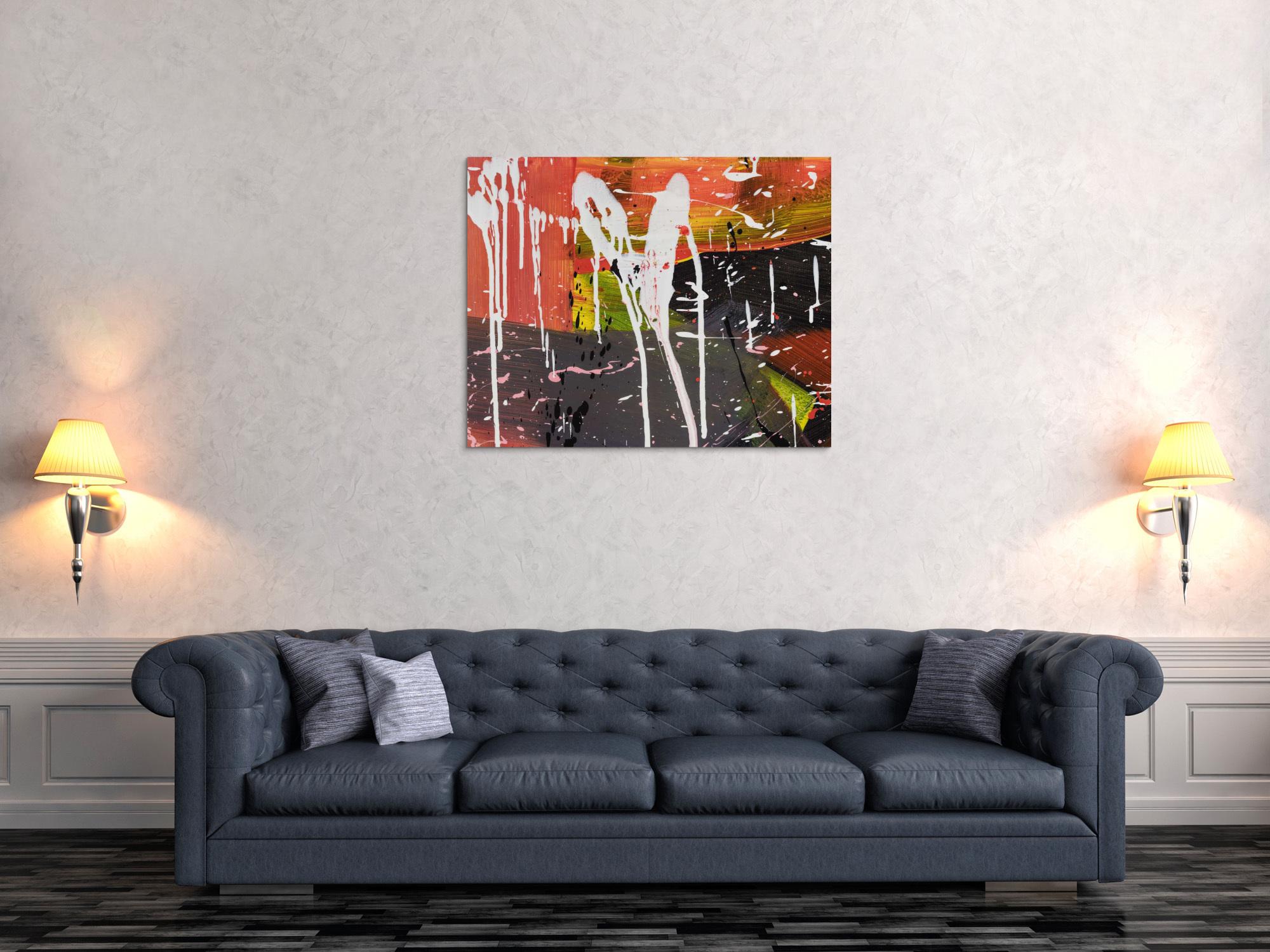 Abstraktes Bild auf Leinwand