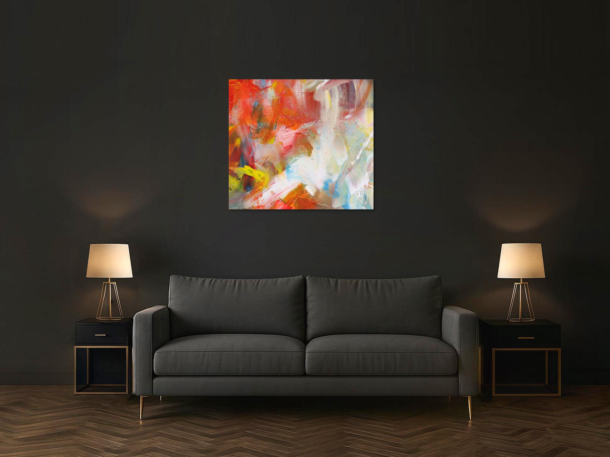 Abstraktes Bild auf Leinwand