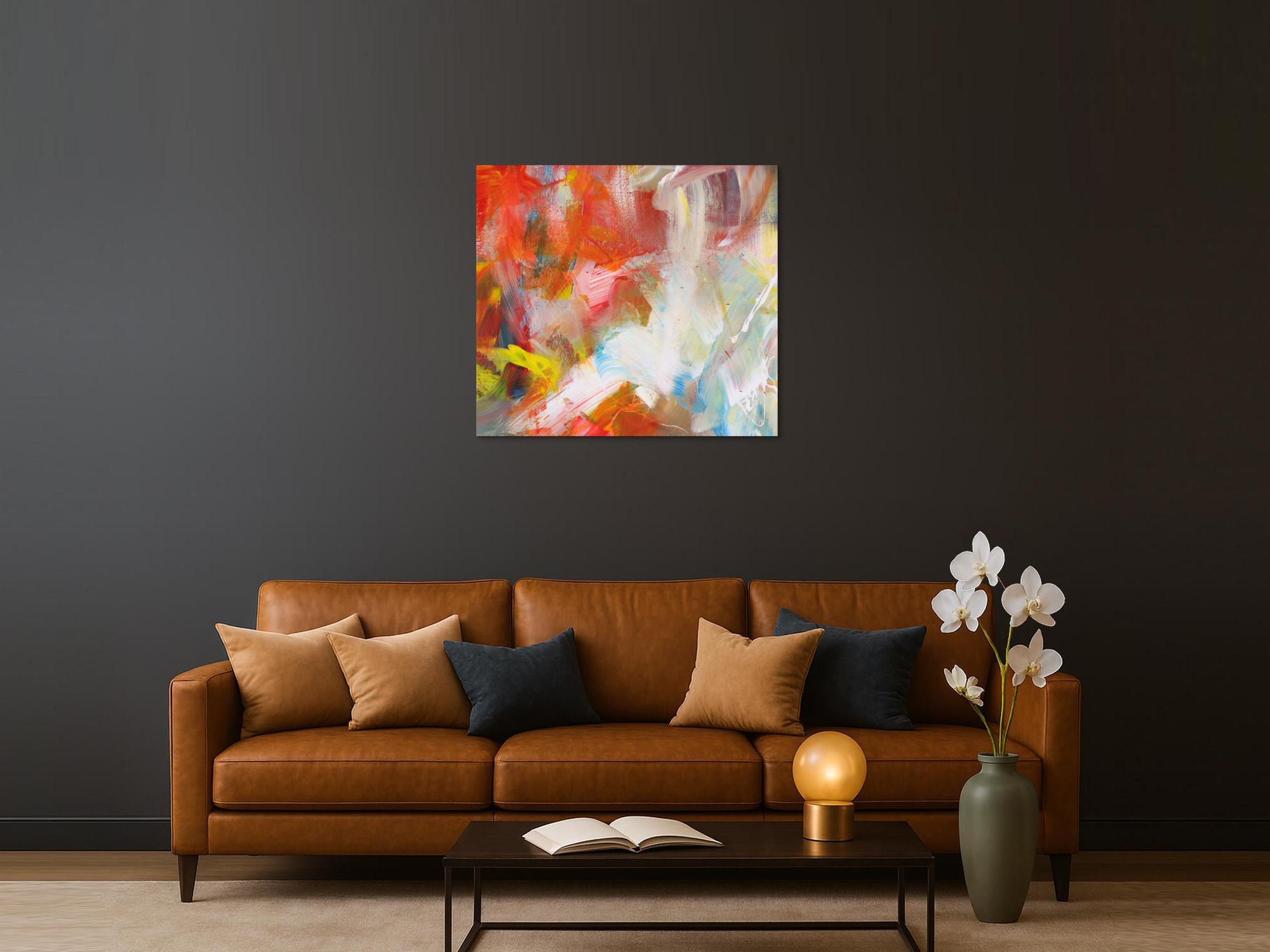 Abstraktes Bild auf Leinwand