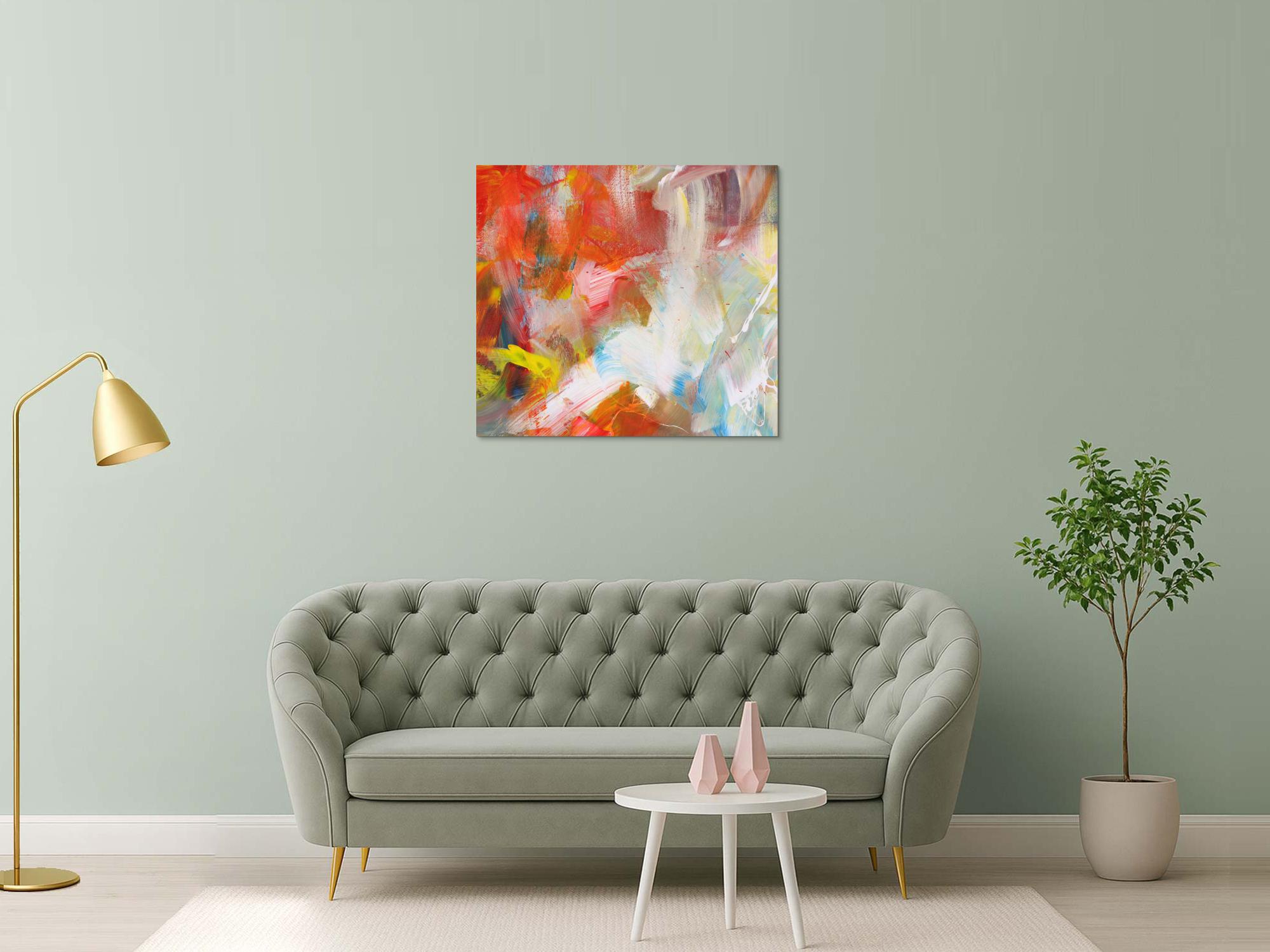 Abstraktes Bild auf Leinwand