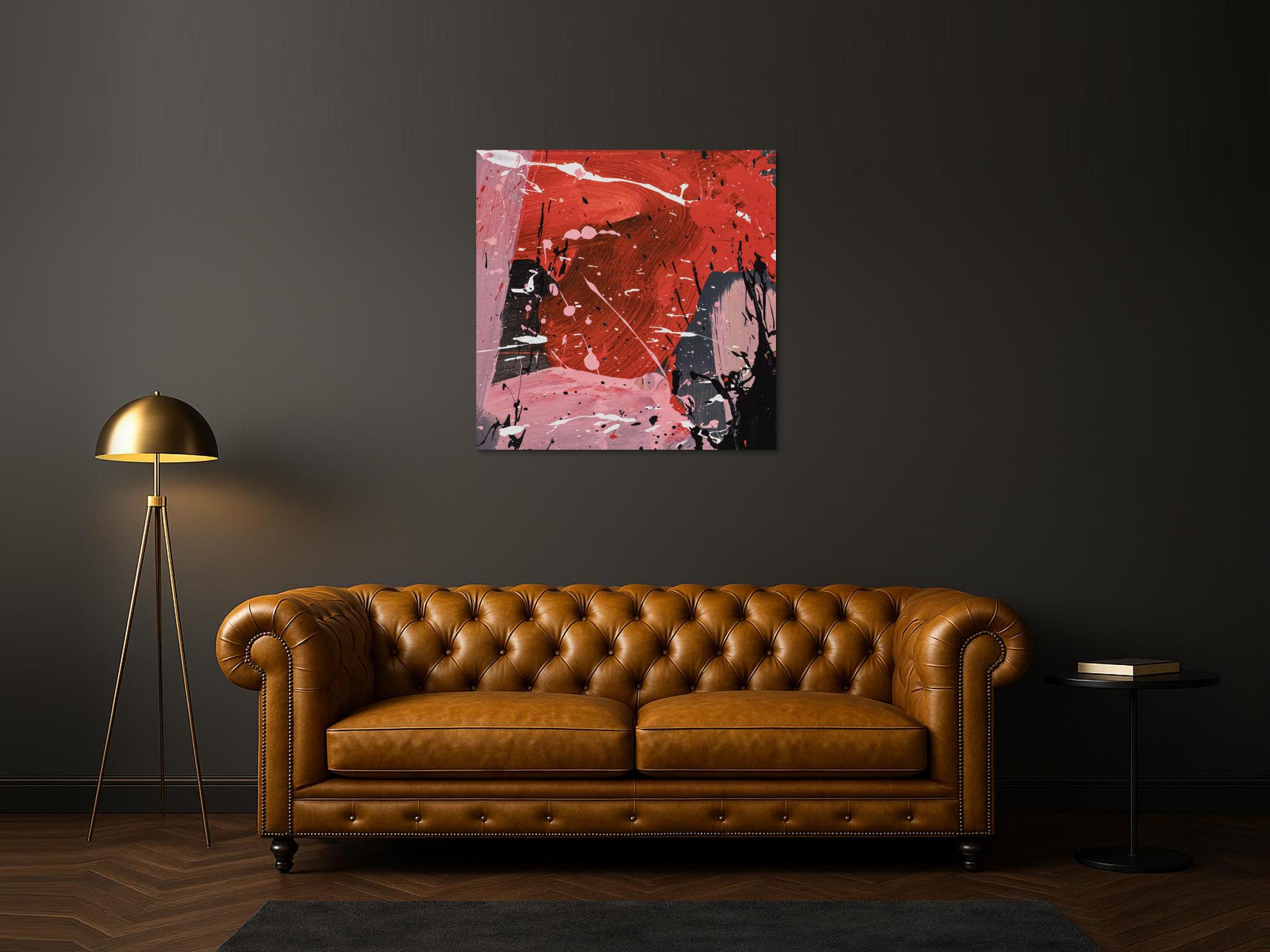 Abstraktes Bild auf Leinwand