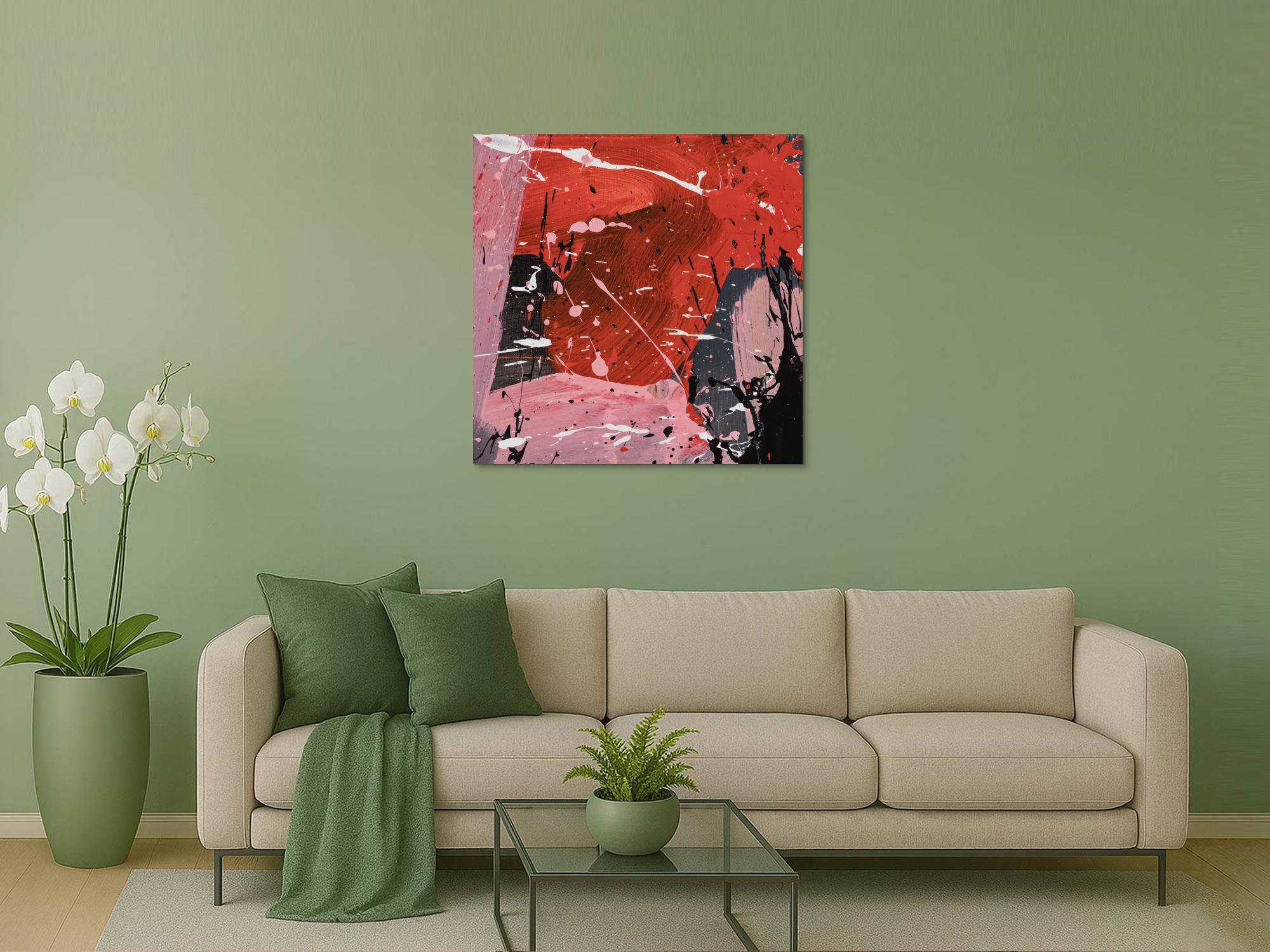 Abstraktes Bild auf Leinwand
