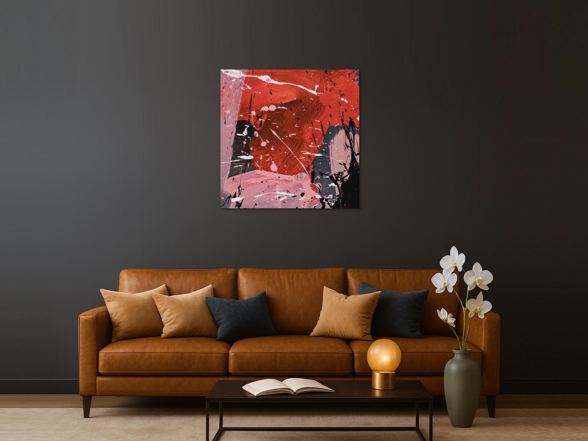 Abstraktes Bild auf Leinwand