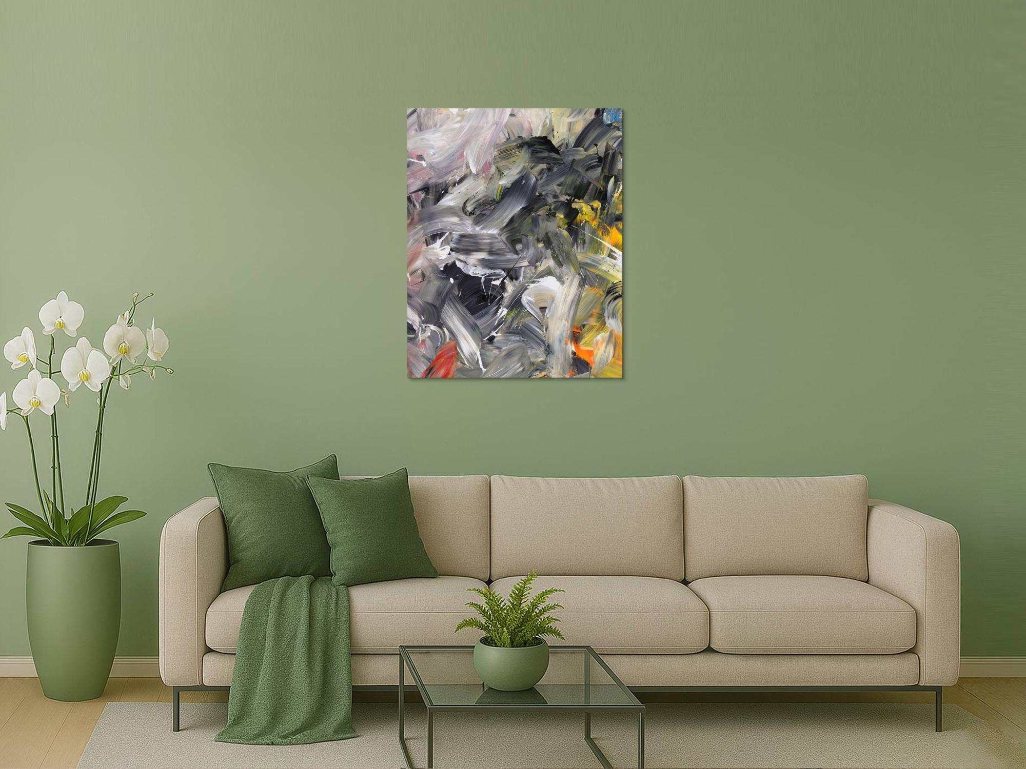 Abstraktes Bild auf Leinwand