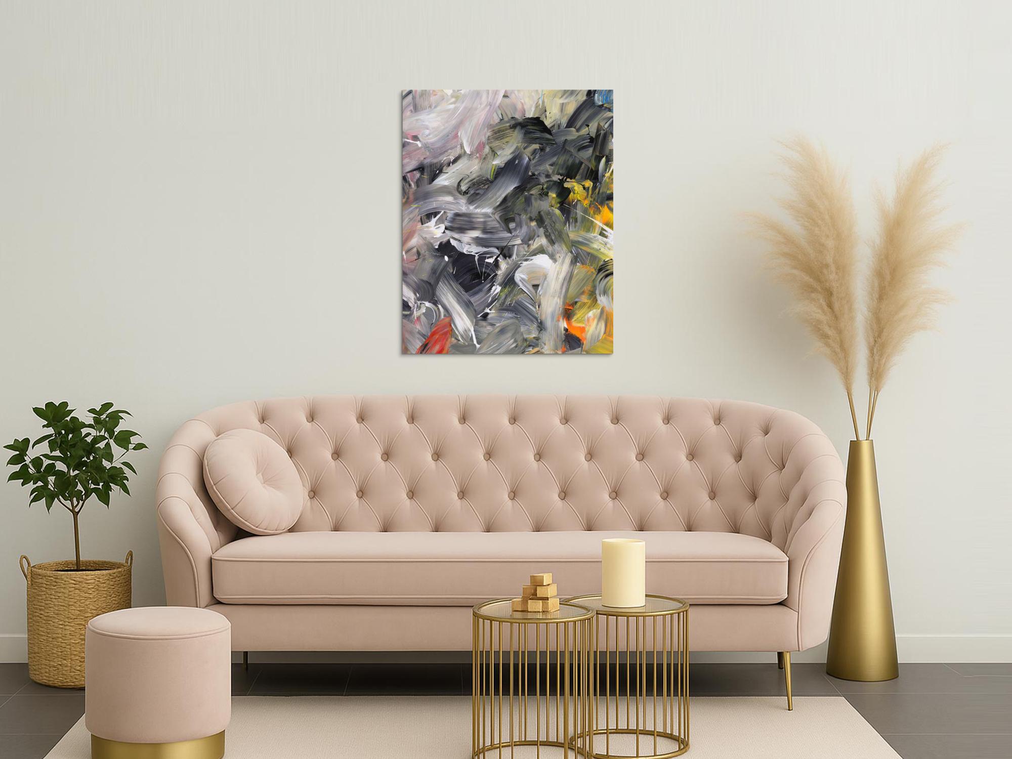 Abstraktes Bild auf Leinwand