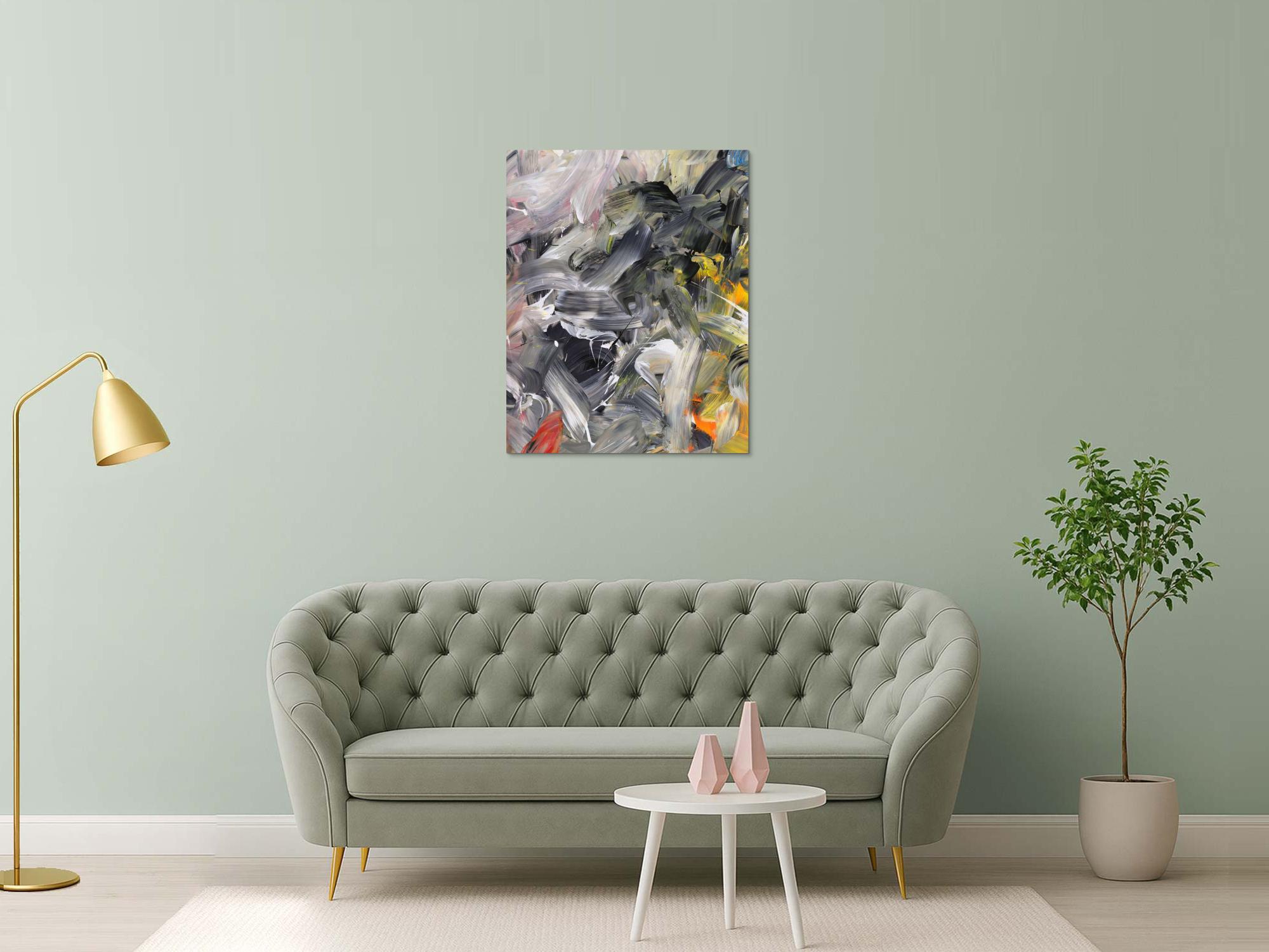 Abstraktes Bild auf Leinwand