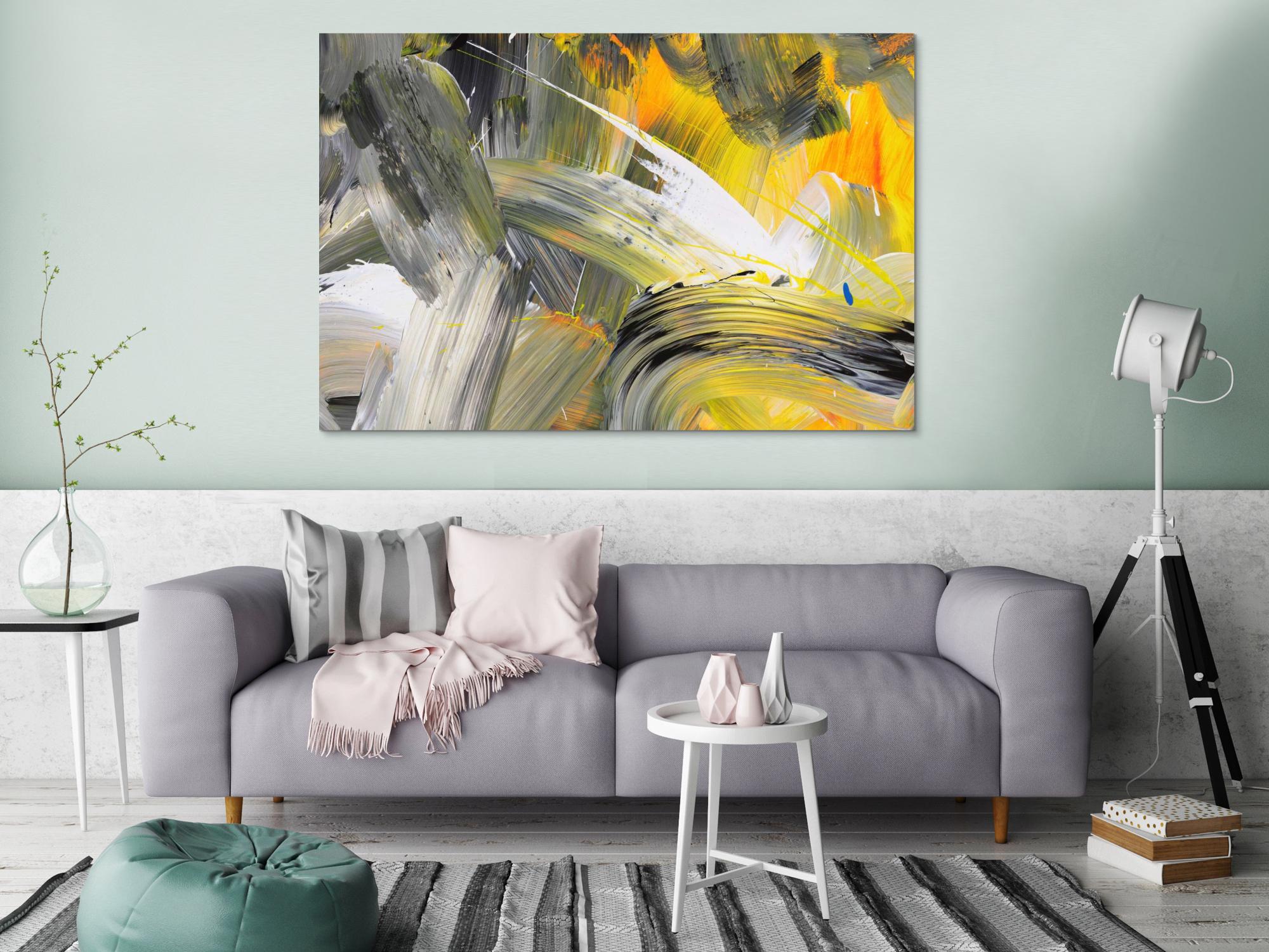 Abstraktes Bild auf Leinwand