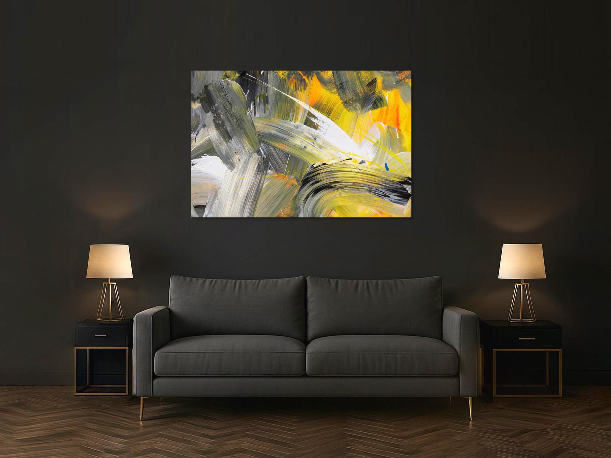 Abstraktes Bild auf Leinwand