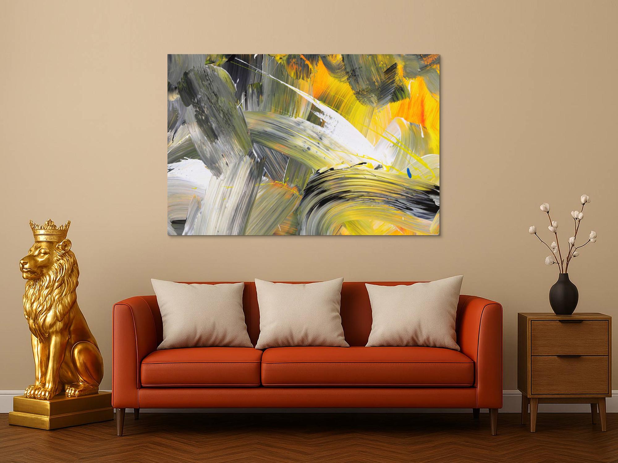 Abstraktes Bild auf Leinwand