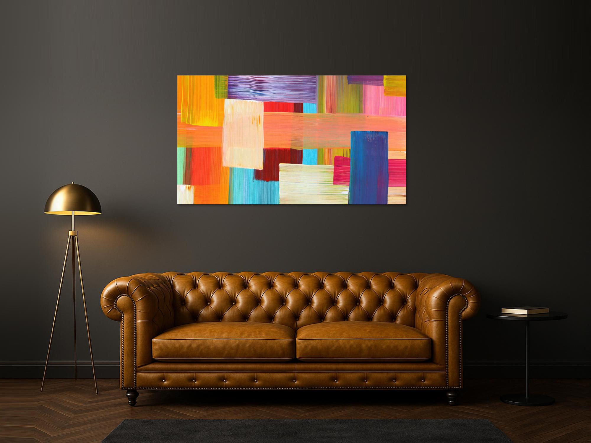 Abstraktes Bild auf Leinwand