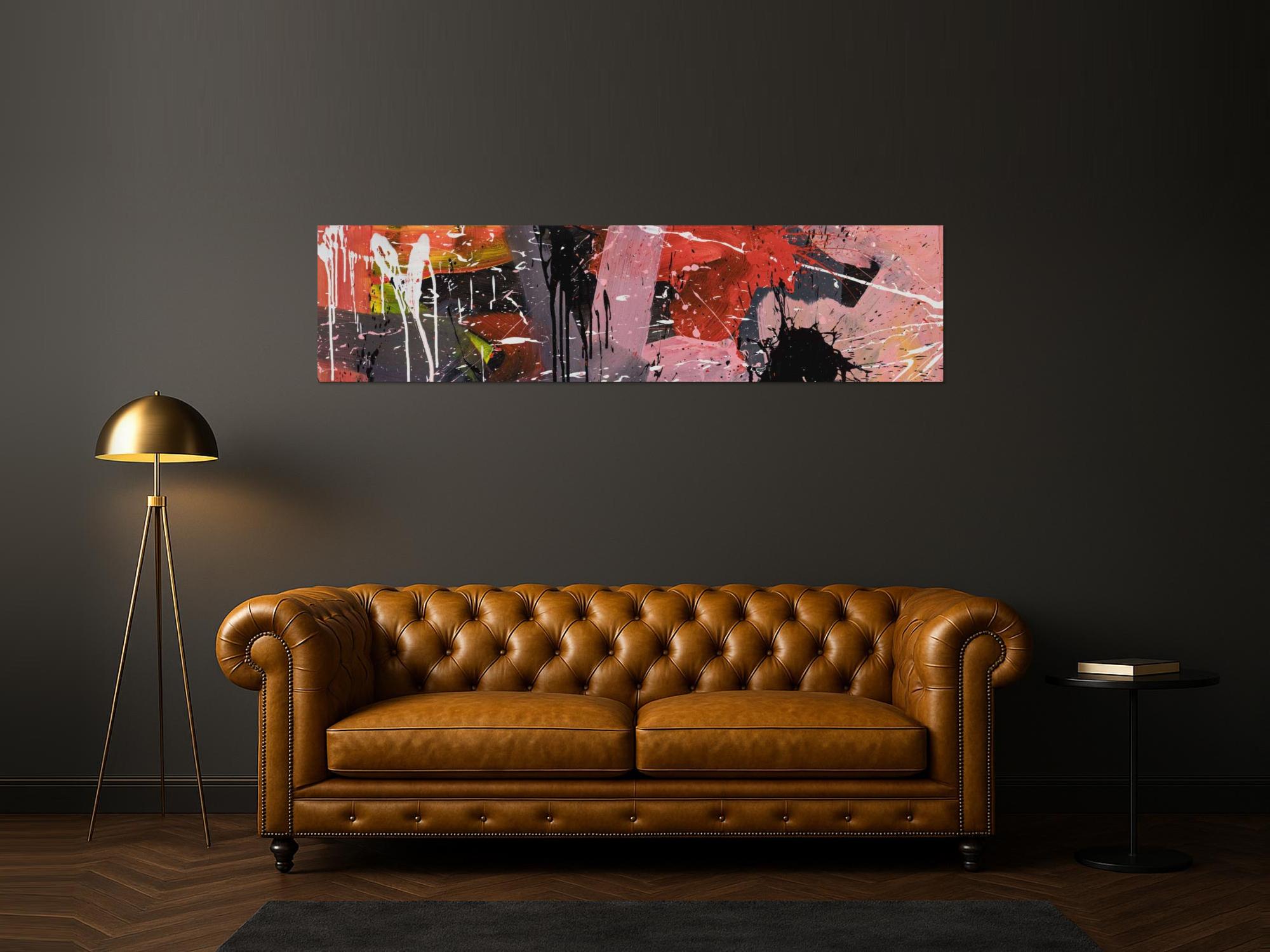 Abstraktes Bild auf Leinwand