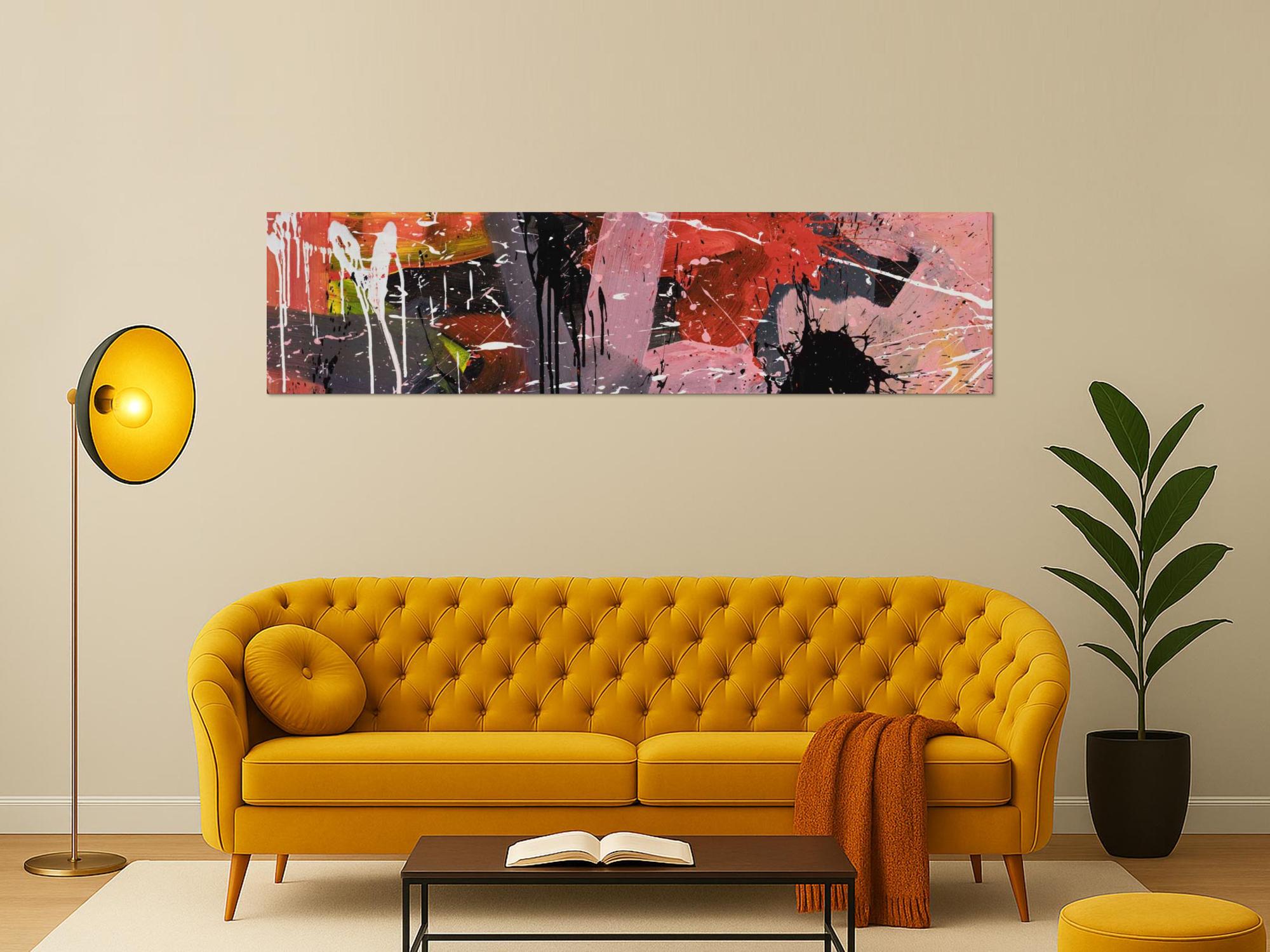 Abstraktes Bild auf Leinwand