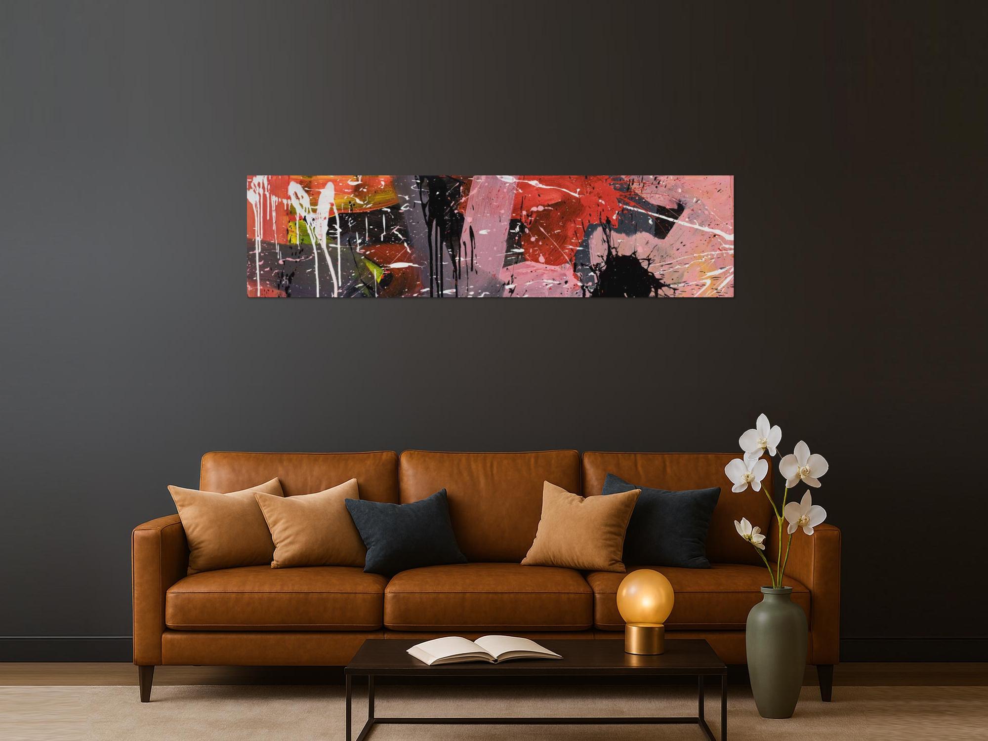 Abstraktes Bild auf Leinwand