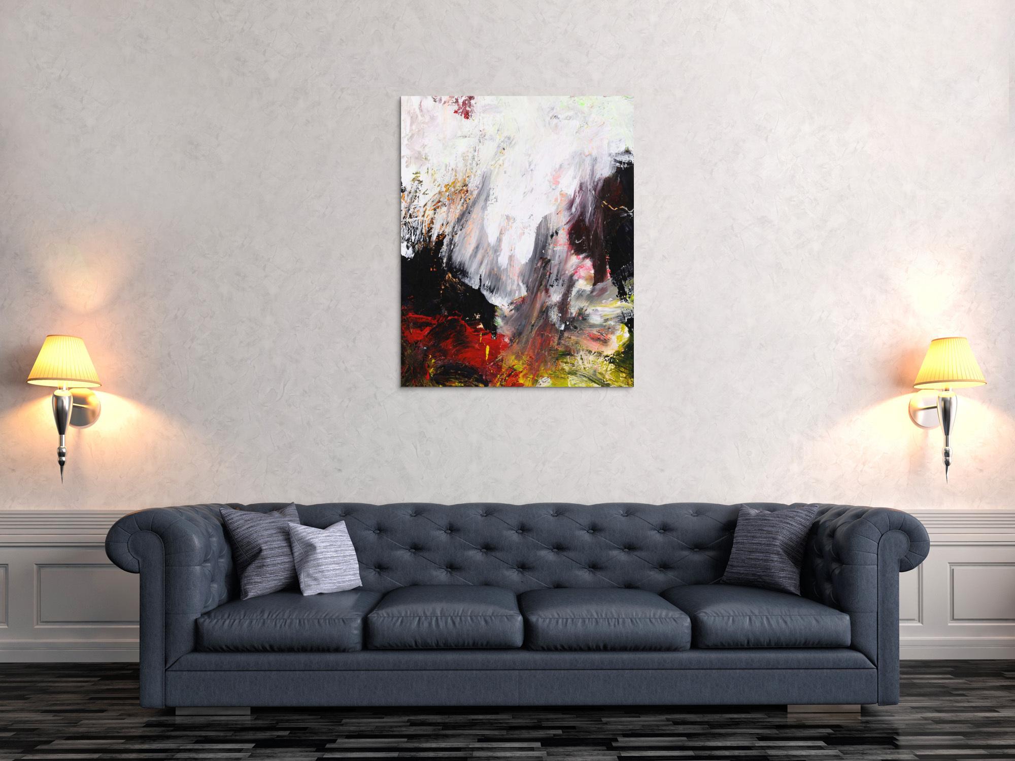 Abstraktes Bild auf Leinwand