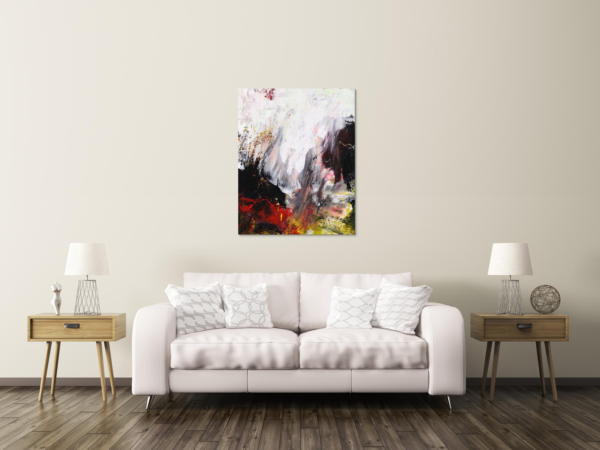 Abstraktes Bild auf Leinwand