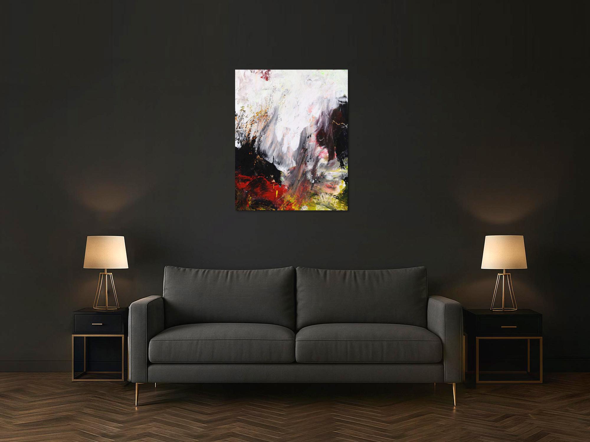 Abstraktes Bild auf Leinwand