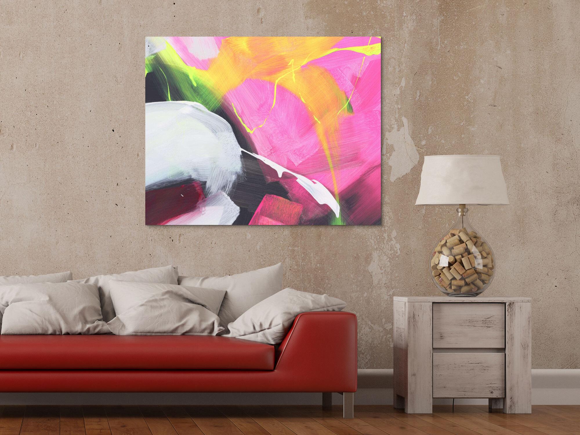 Abstraktes Bild auf Leinwand