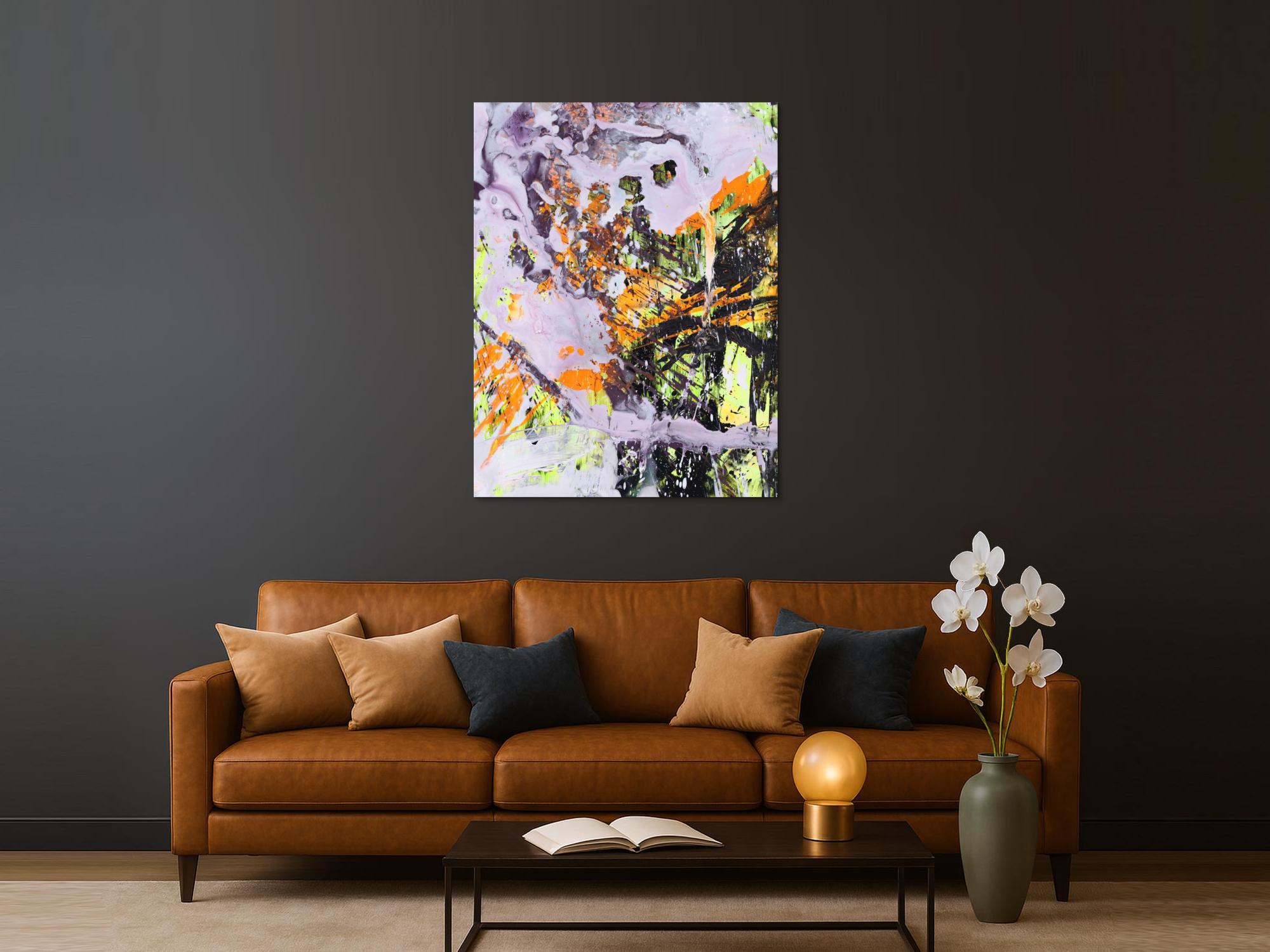Abstraktes Bild auf Leinwand