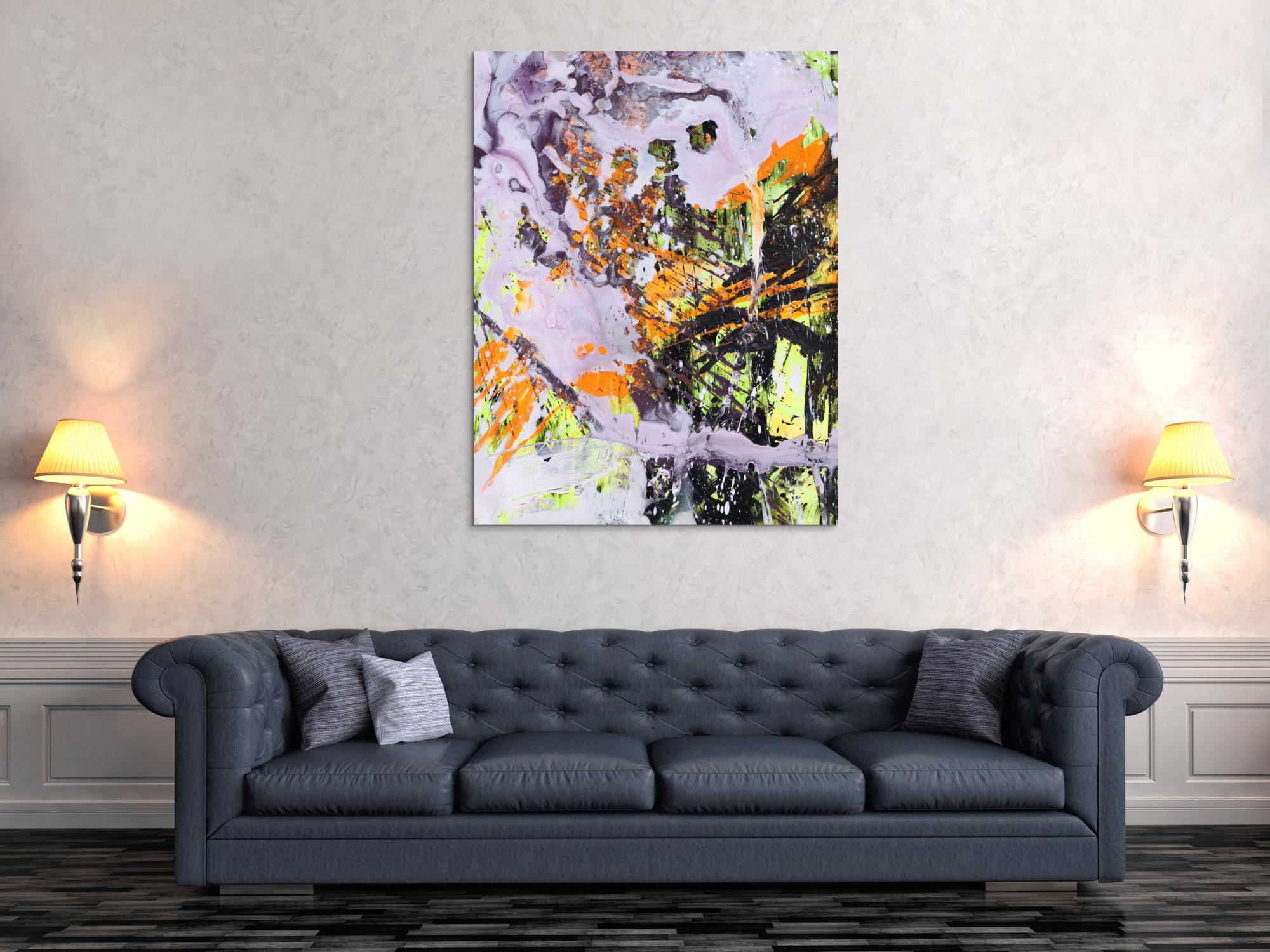 Abstraktes Bild auf Leinwand