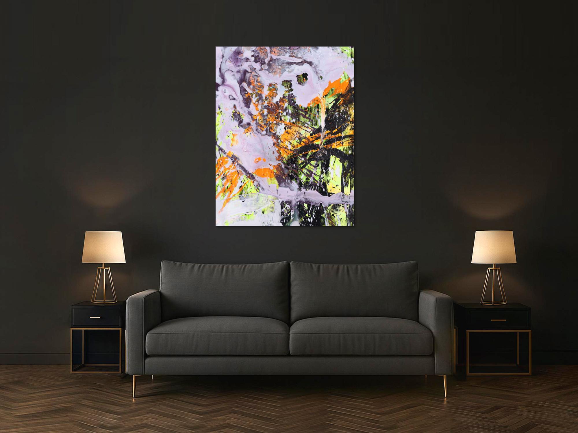 Abstraktes Bild auf Leinwand