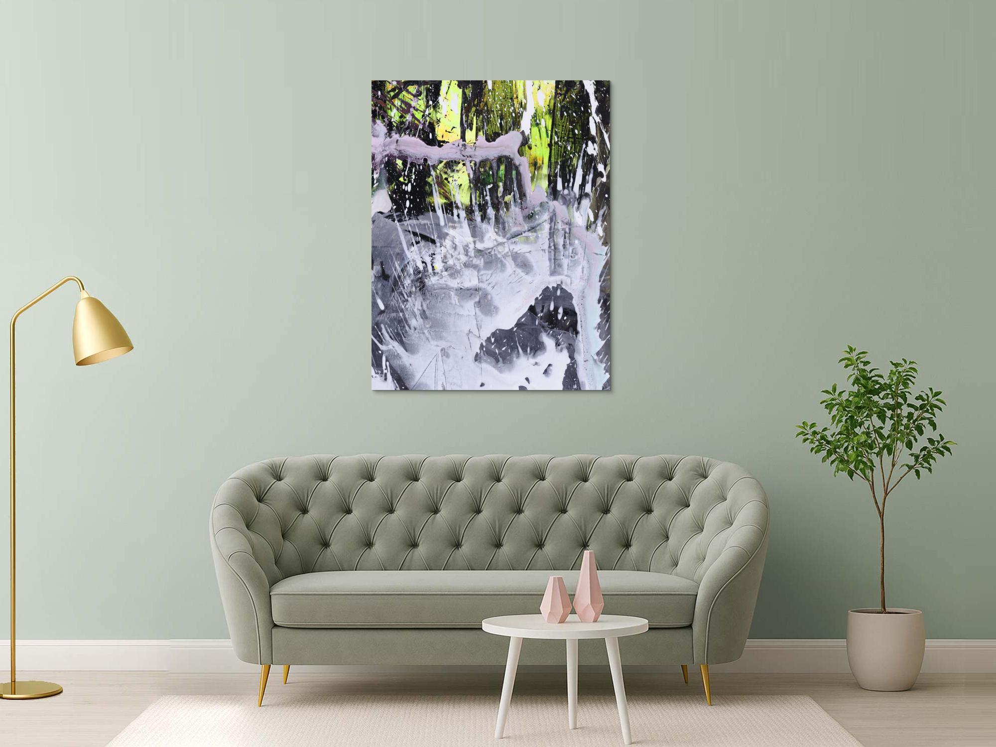 Abstraktes Bild auf Leinwand