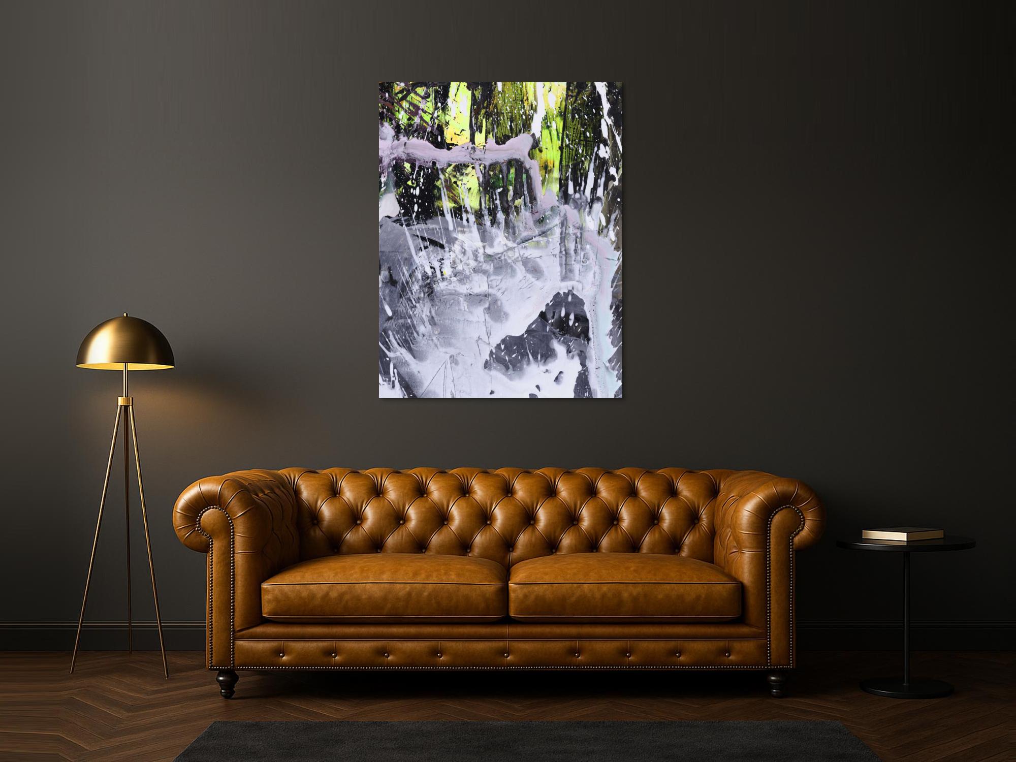 Abstraktes Bild auf Leinwand