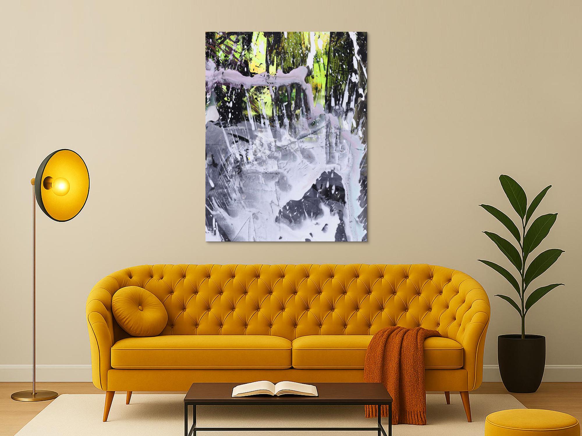 Abstraktes Bild auf Leinwand