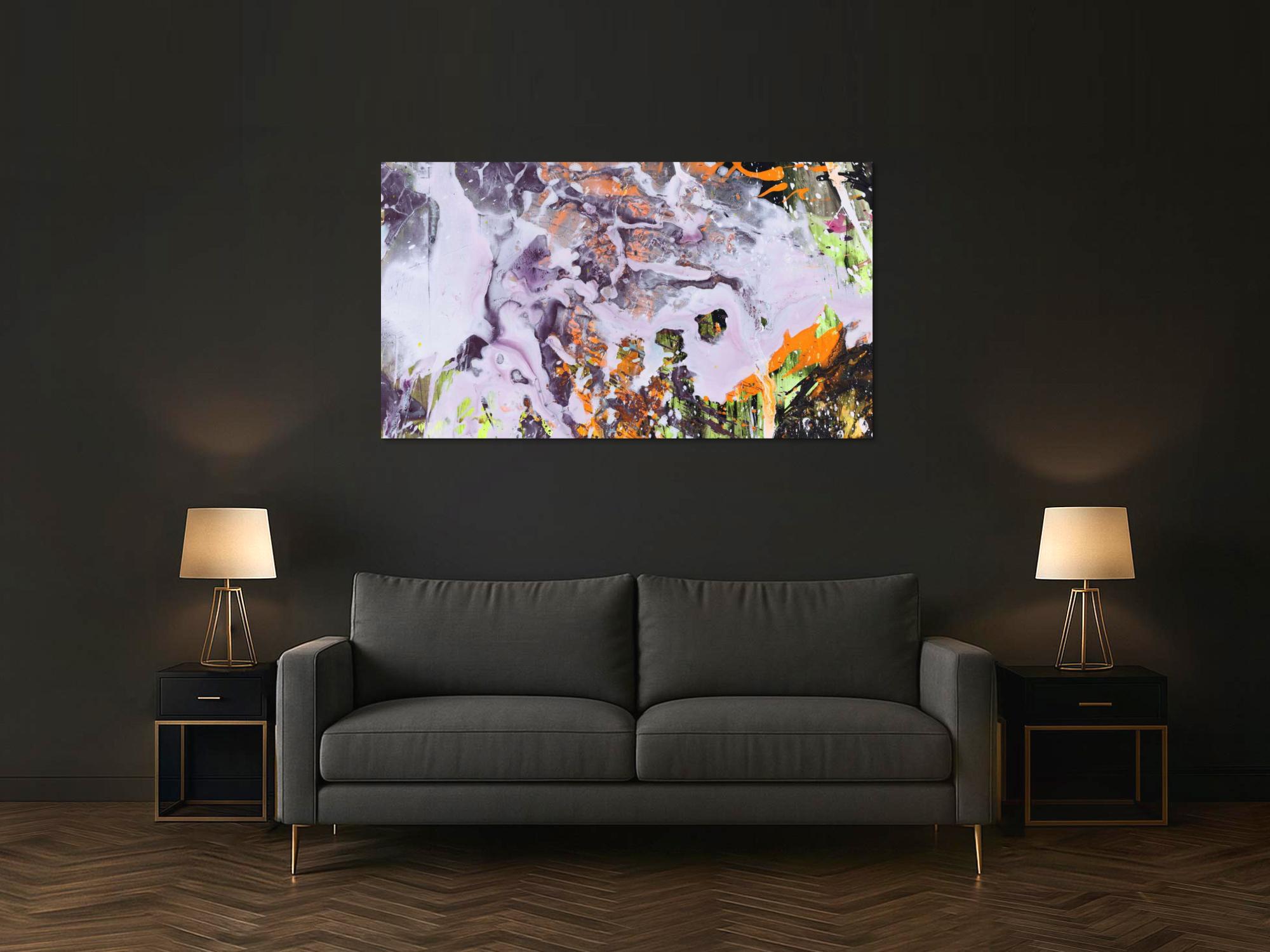 Abstraktes Bild auf Leinwand